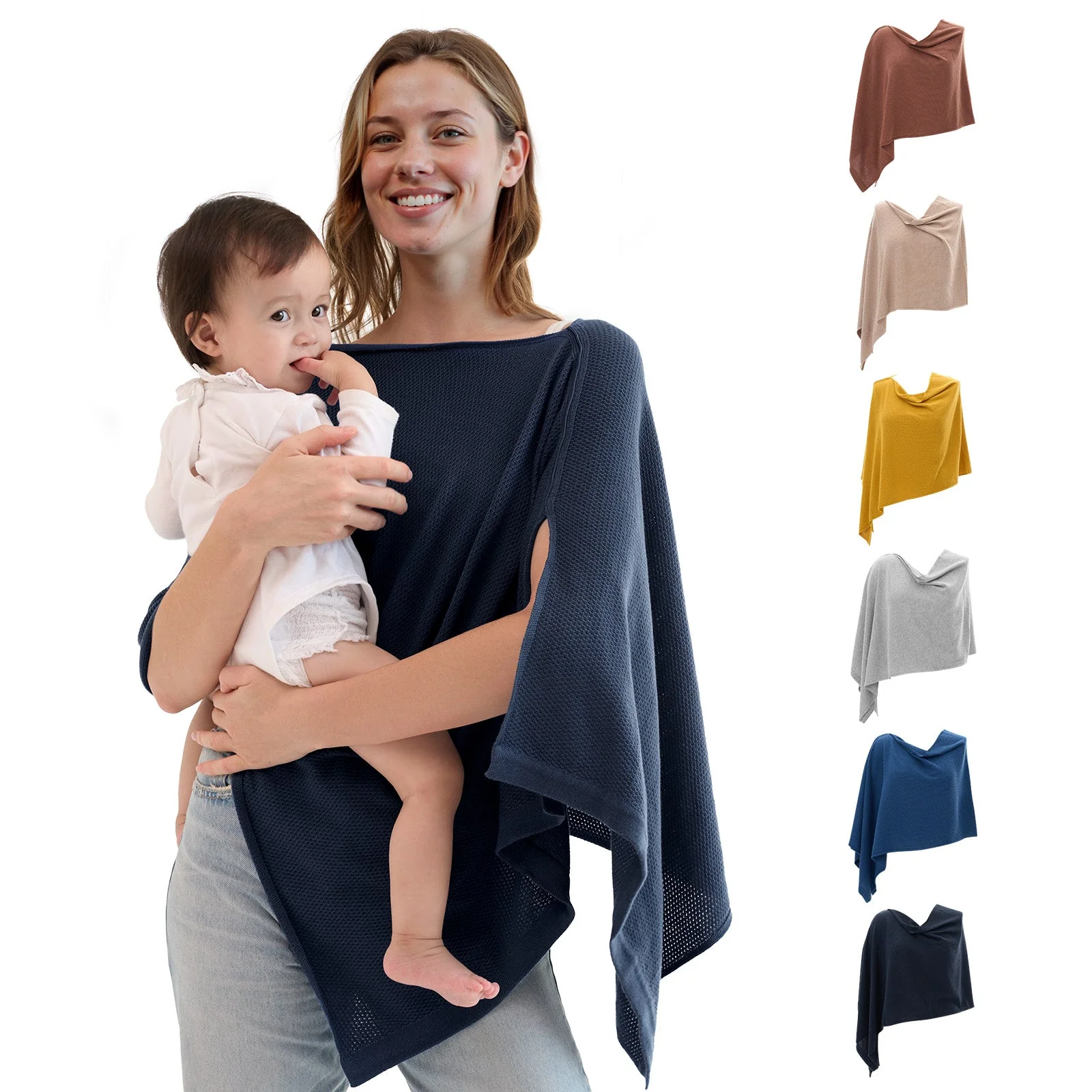 Couverture d'allaitement Momcozy - Poncho d'intimité doux, respirant et à usages multiples - Image 22