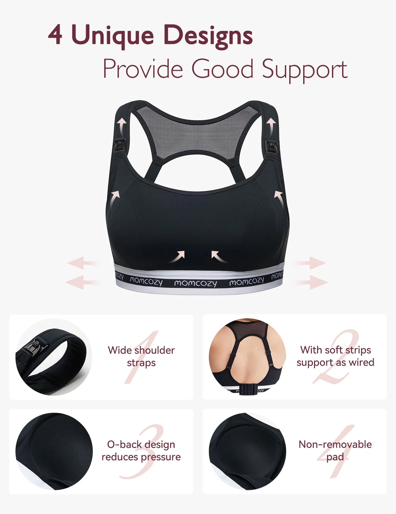 Active - Soutien-gorge d'allaitement et de sport très résistant - Image 12