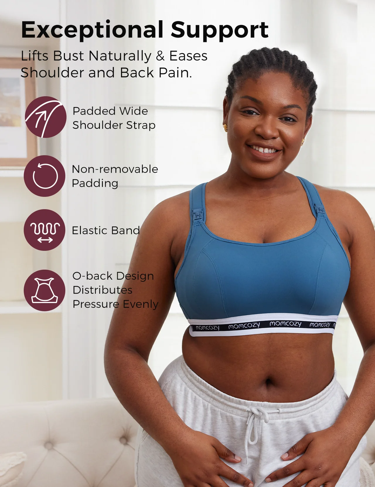 Active - Soutien-gorge d'allaitement et de sport très résistant - Image 5