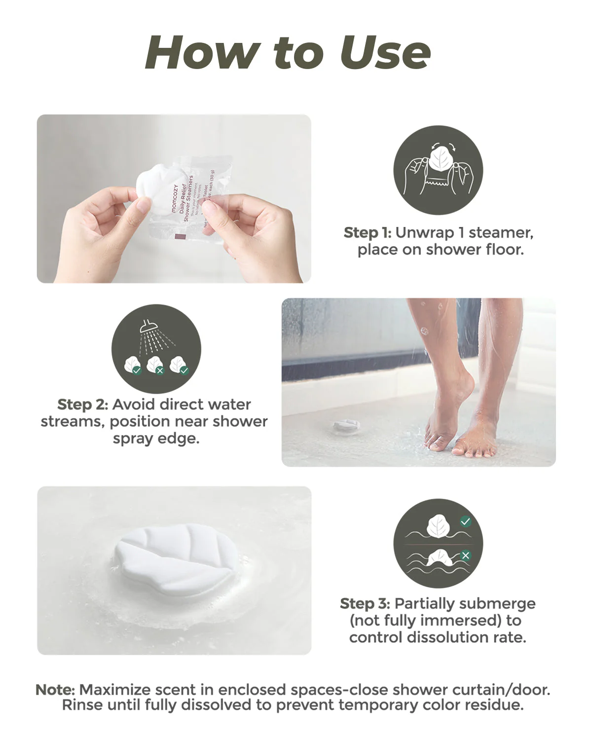 Momcozy Pastilles de Douche Menthe & Eucalyptus (14 pièces) - Image 9