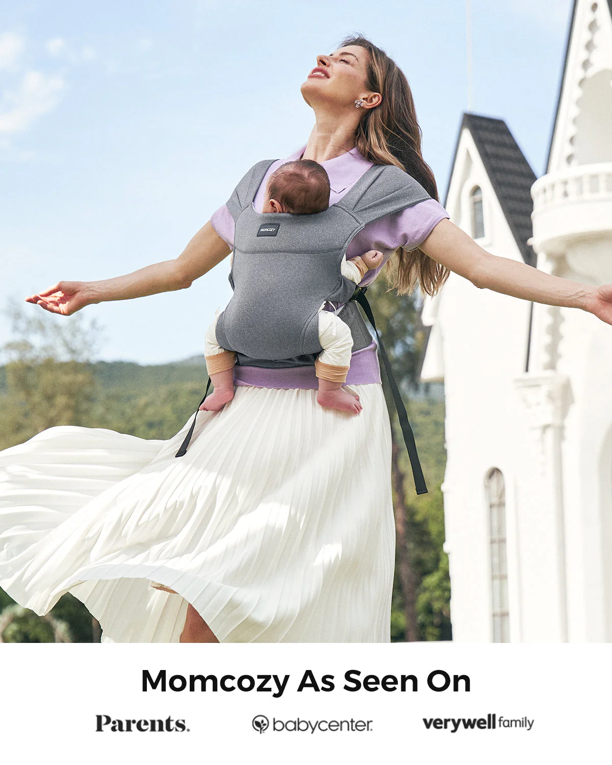 Momcozy Porte-bébé Portable – Léger &  Pliable - Image 7