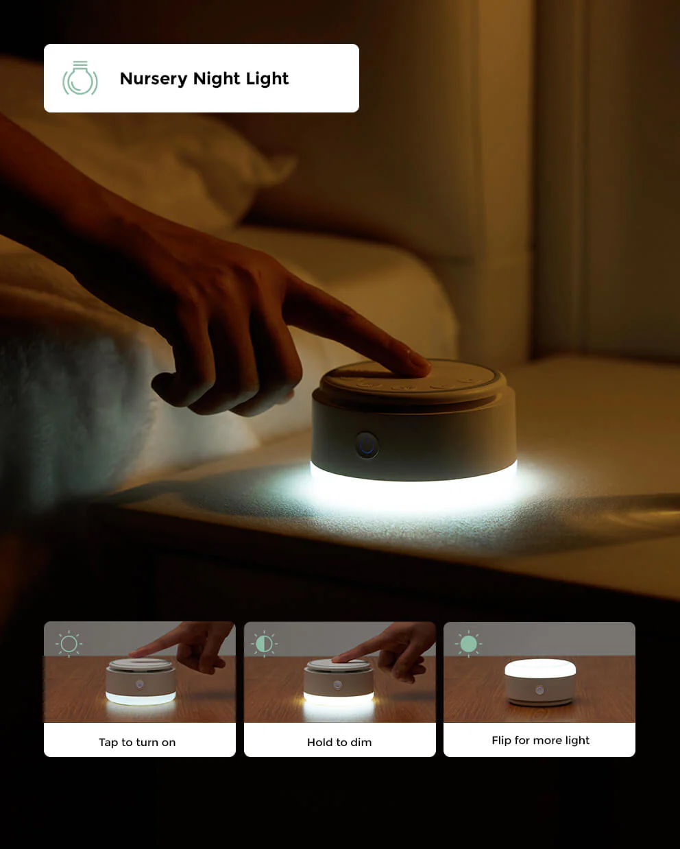 Machine sonore portable pour bébé Momcozy – Bruit blanc, Longue durée de batterie - Image 6