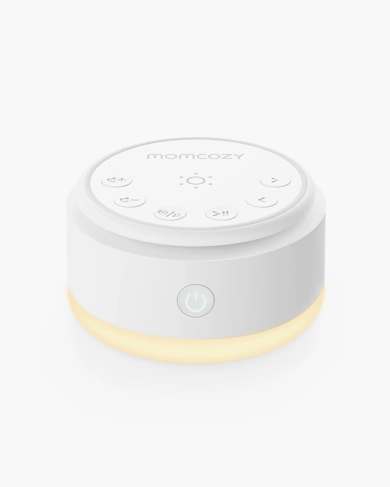Momcozy Machine à bruit portable pour bébé – Bruit blanc, longue durée de vie des piles (lumière chaude)
