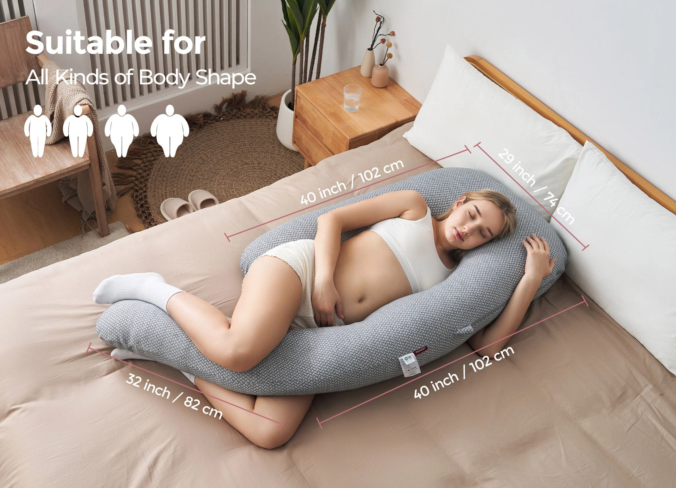 Coussin de grossesse Dreamlign de Momcozy - Image 13