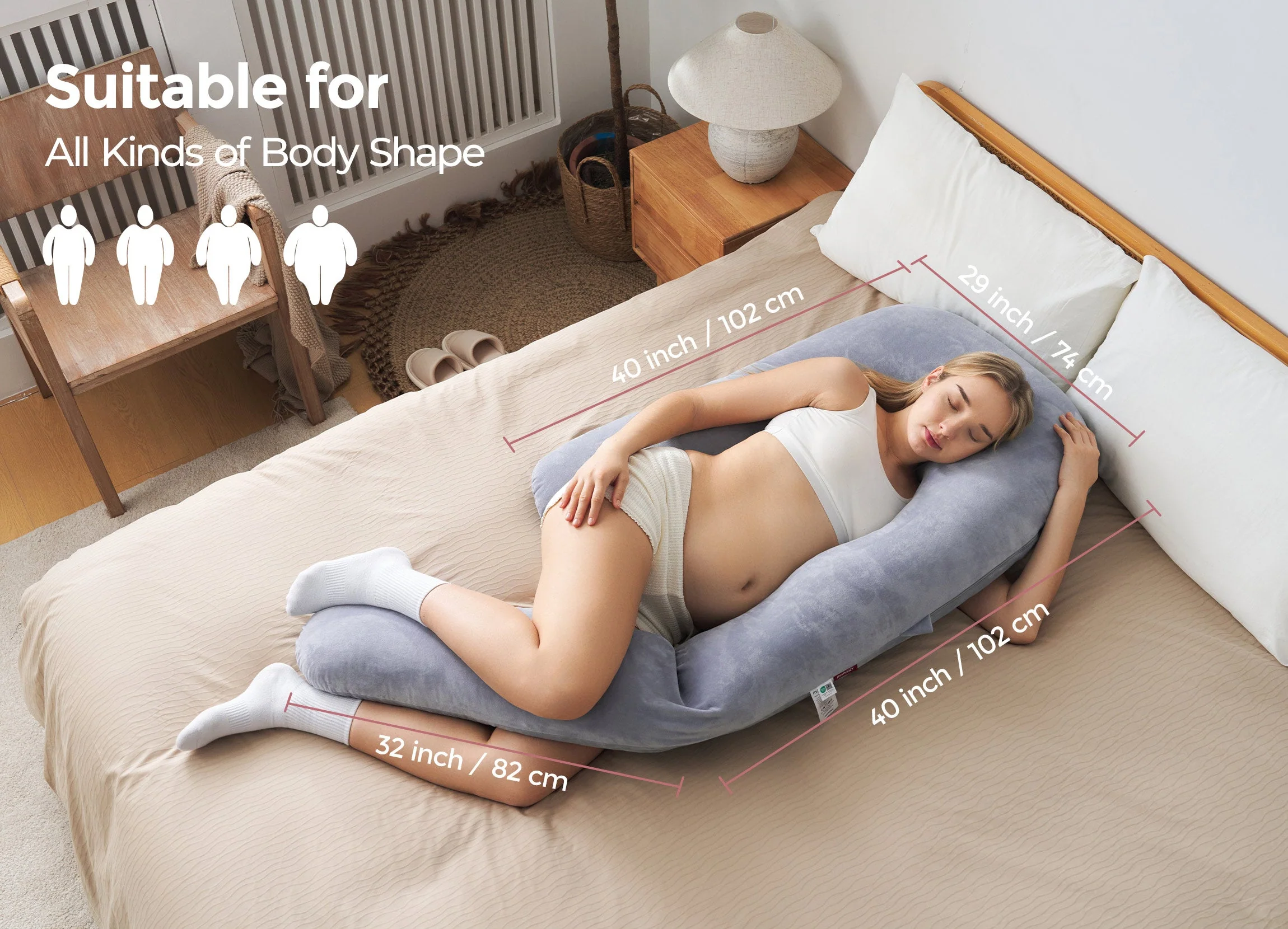 Coussin de grossesse Dreamlign de Momcozy - Image 8