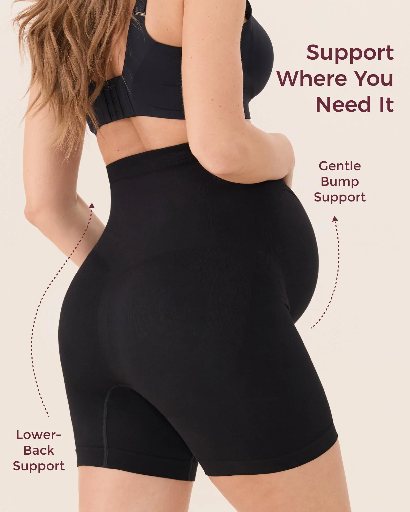 Momcozy Short gainant de grossesse - Image 4