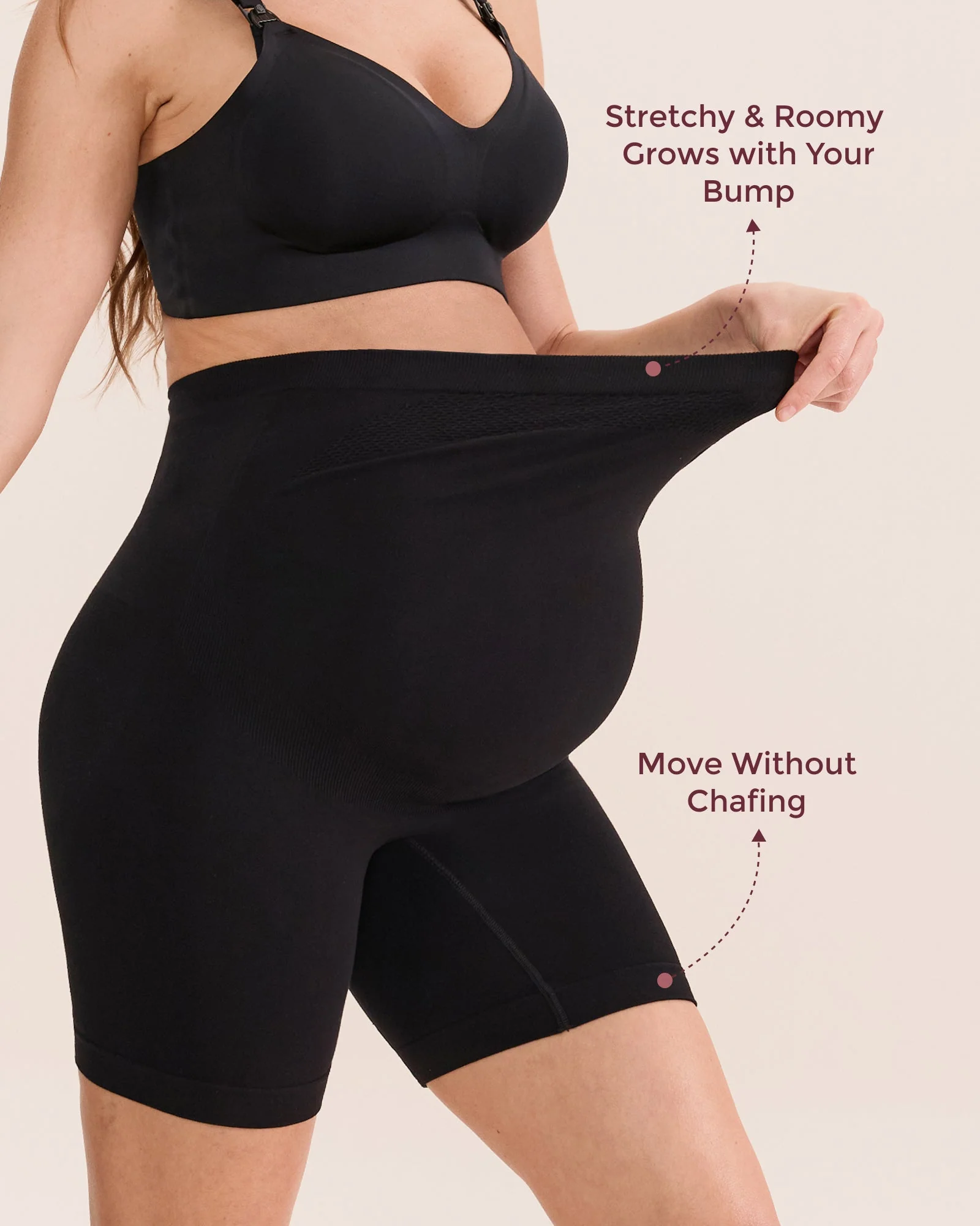 Momcozy Short gainant de grossesse - Image 5