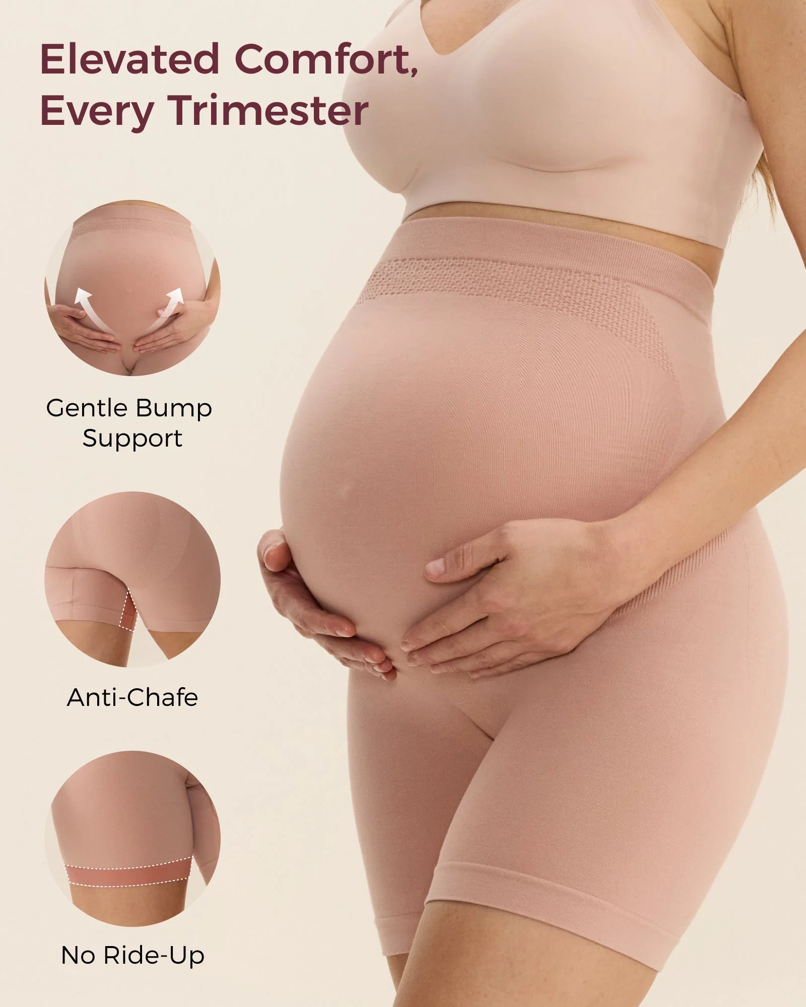 Momcozy Short gainant de grossesse - Image 8