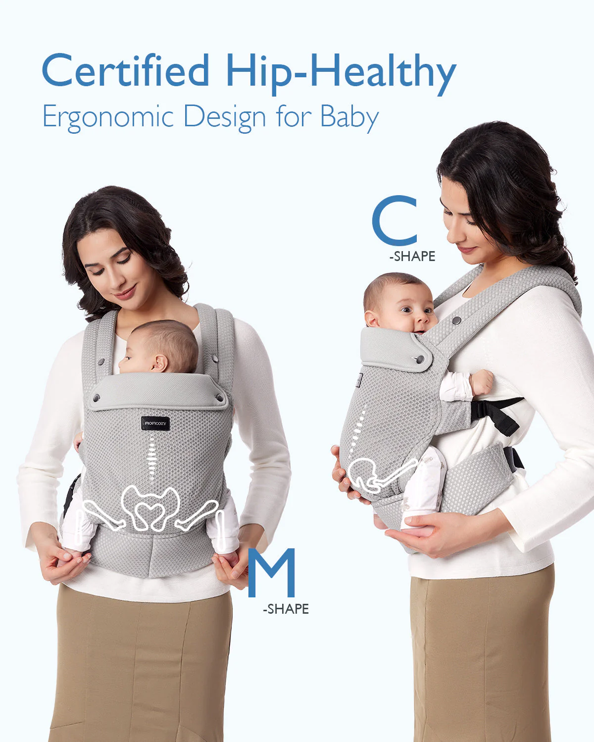 Porte-bébé Momcozy PureHug en maille aérée - Image 12