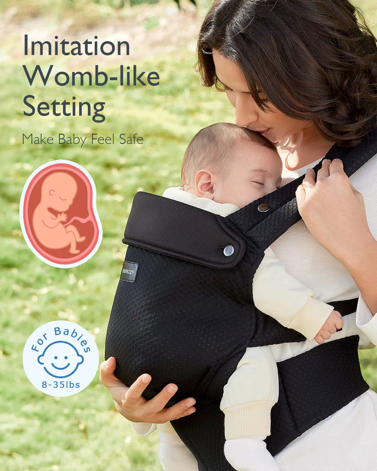 Porte-bébé Momcozy PureHug en maille aérée - Image 20