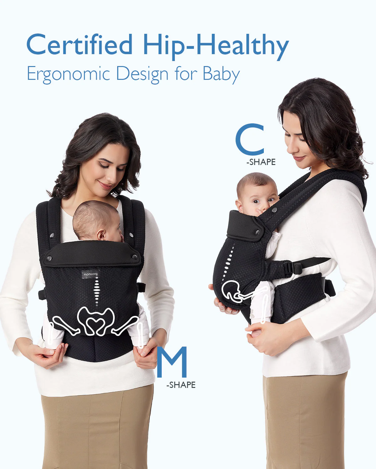 Porte-bébé Momcozy PureHug en maille aérée - Image 22