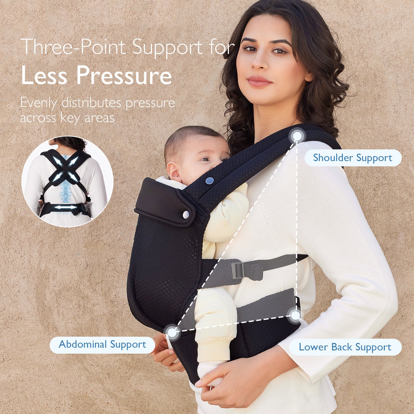 Porte-bébé Momcozy PureHug - Ergonomique, confortable & léger - Image 39