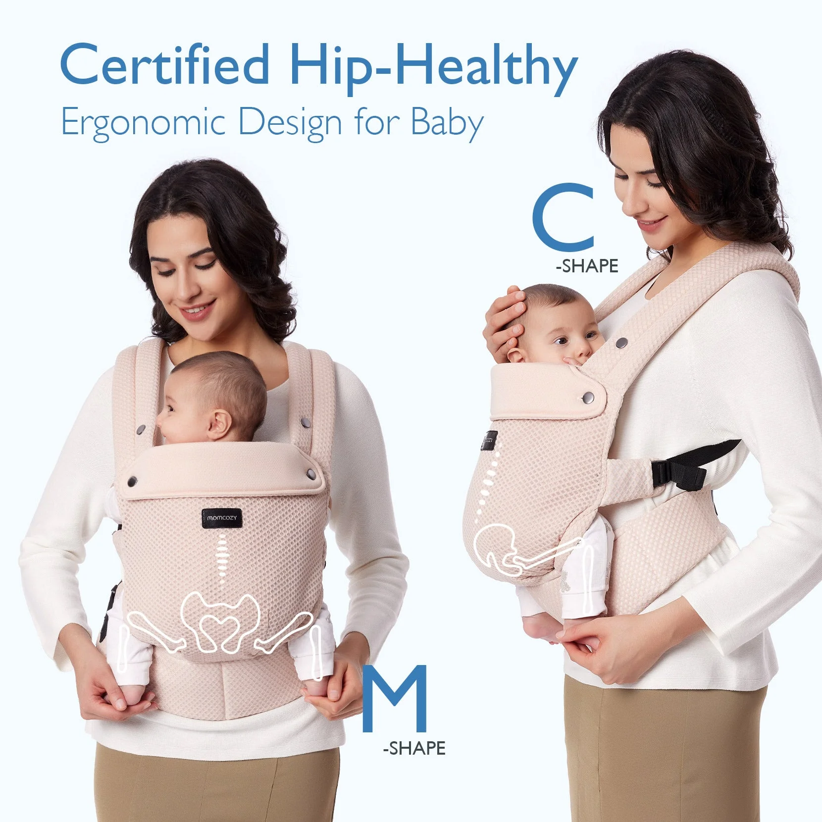 Porte-bébé Momcozy PureHug - Ergonomique, confortable & léger - Image 41