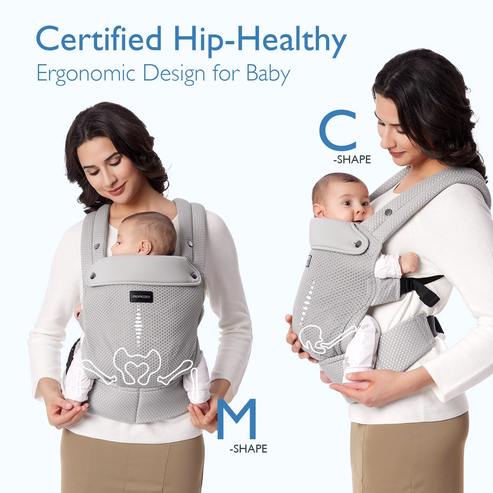 Porte-bébé Momcozy PureHug - Ergonomique, confortable & léger - Image 46
