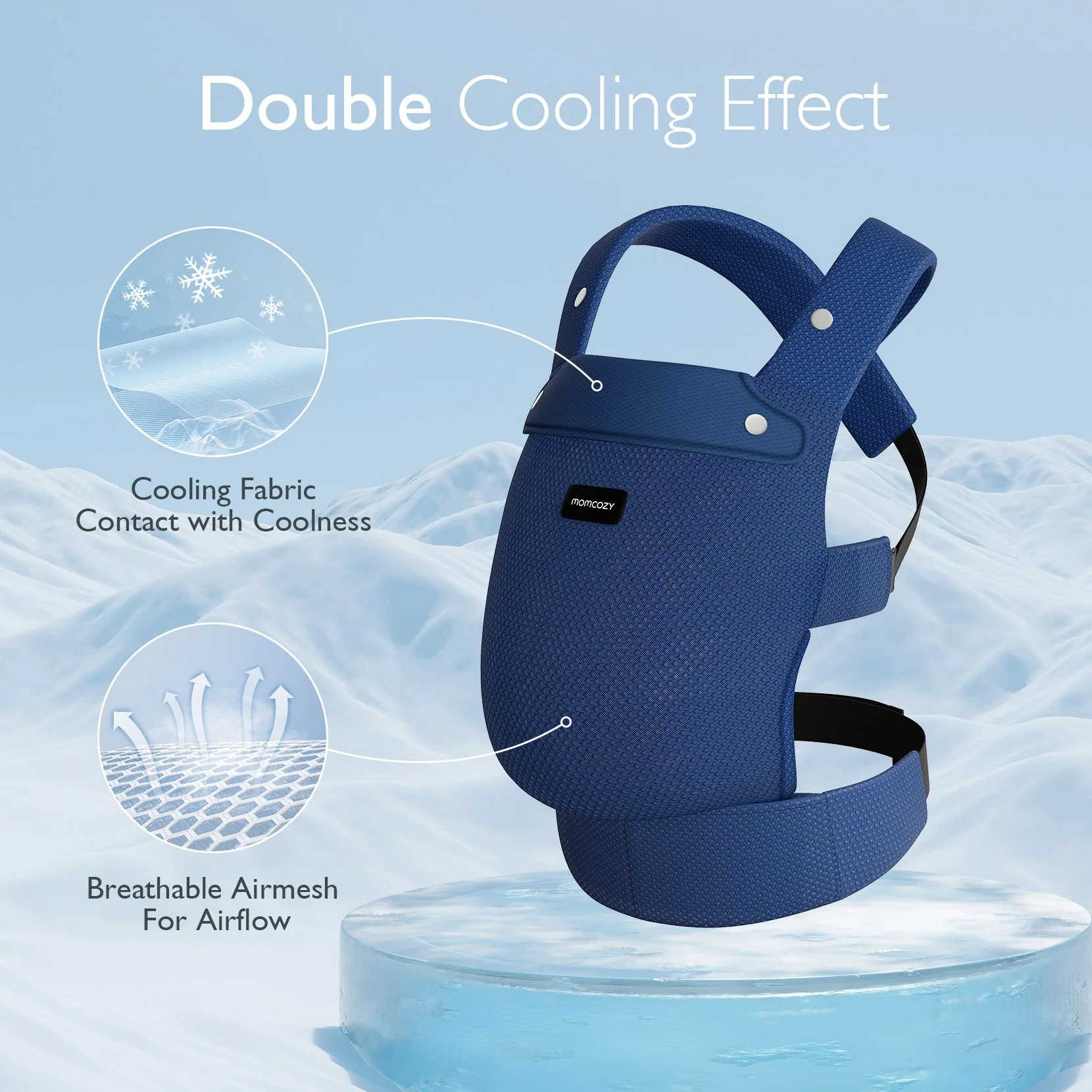 Porte-bébé Momcozy PureHug - Ergonomique, confortable & léger - Image 55