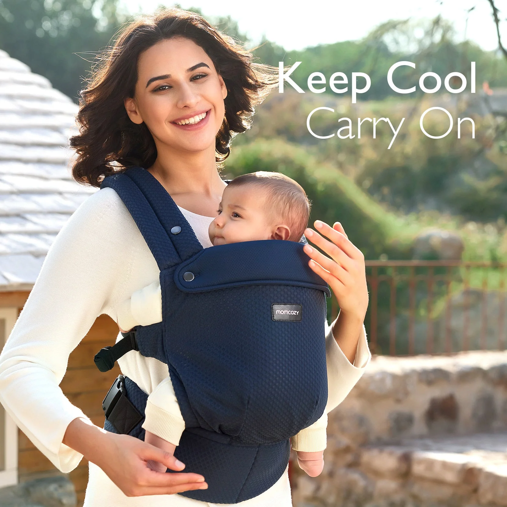 Porte-bébé Momcozy PureHug - Ergonomique, confortable & léger - Image 56
