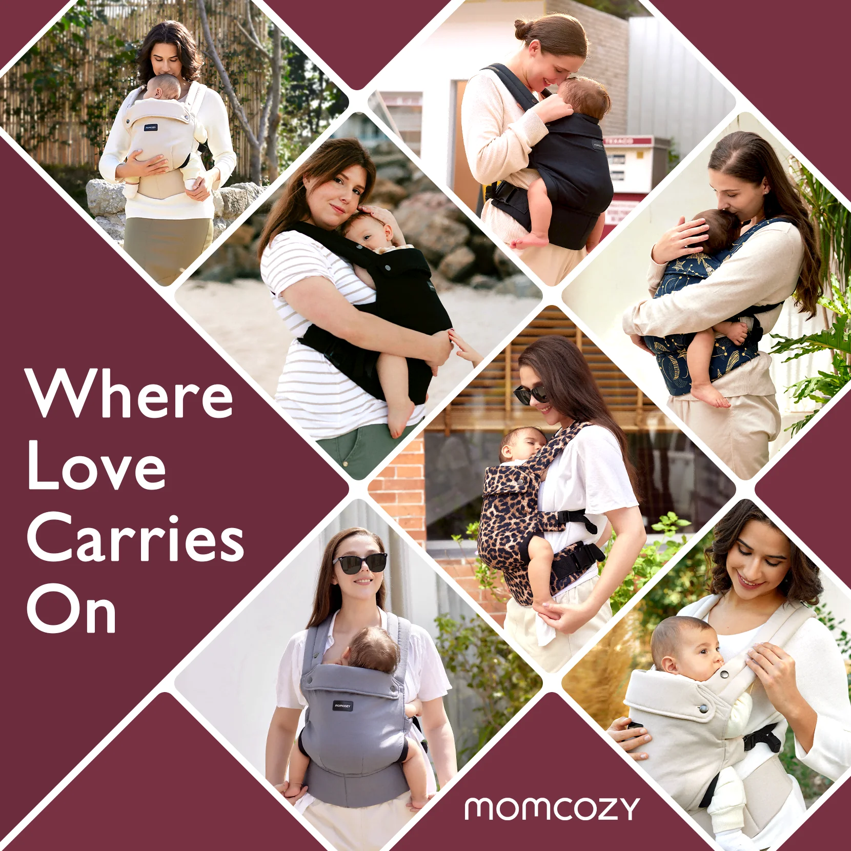 Porte-bébé Momcozy PureHug - Ergonomique, confortable & léger - Image 7