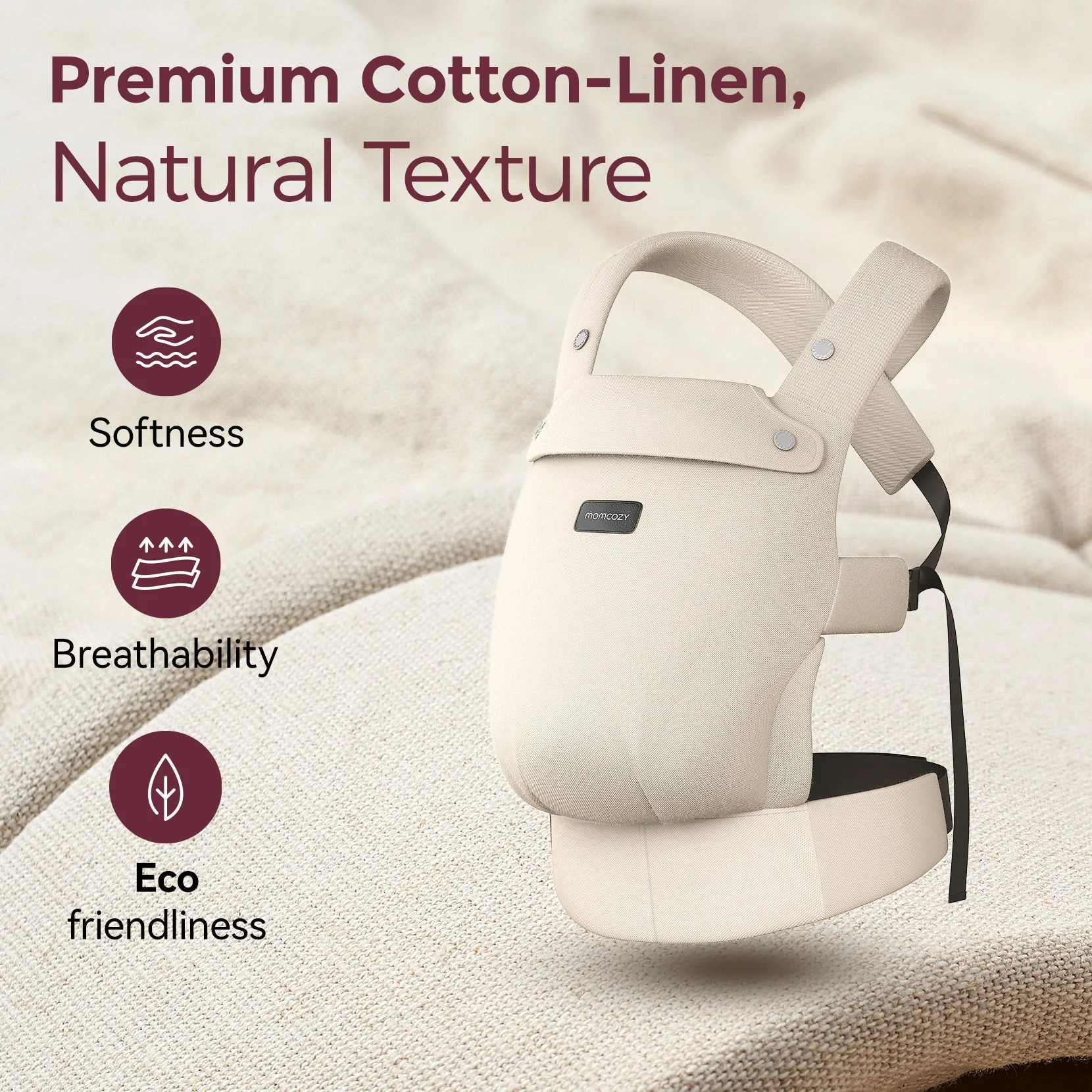 Porte-bébé Momcozy PureHug - Ergonomique, confortable & léger - Image 87