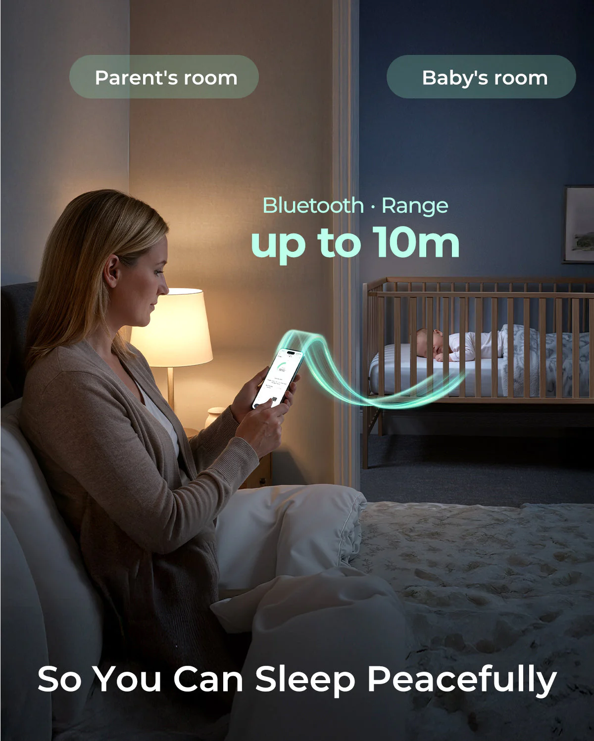Thermomètre Bébé Intelligent Momcozy – Précision de Qualité Médicale & Suivi en Temps Réel via l’Application - Image 10