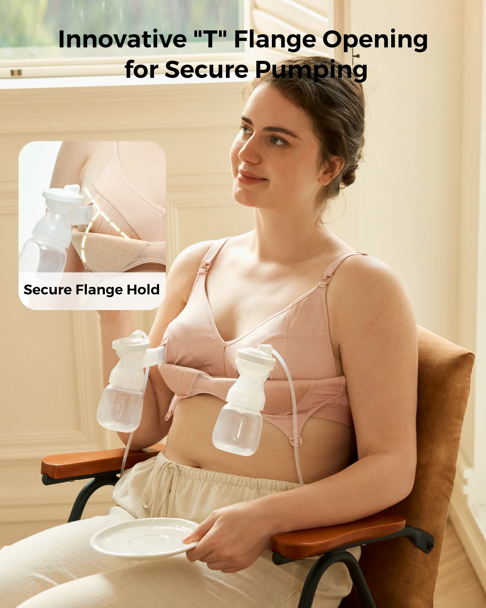 Soutien-gorge de tirage sans fil et sans coutures en tissu Tencel™ Momcozy - Image 20