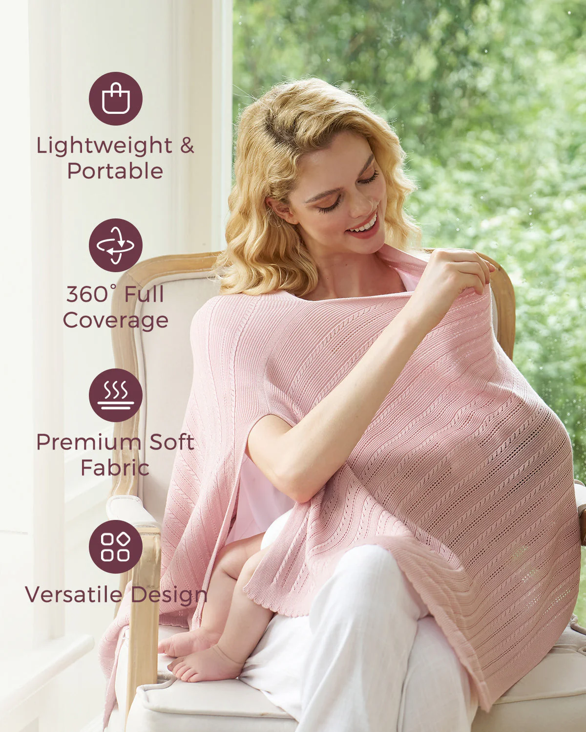 Couverture d’allaitement ultra-légère en tissu Tencel™ Lyocell - Image 14