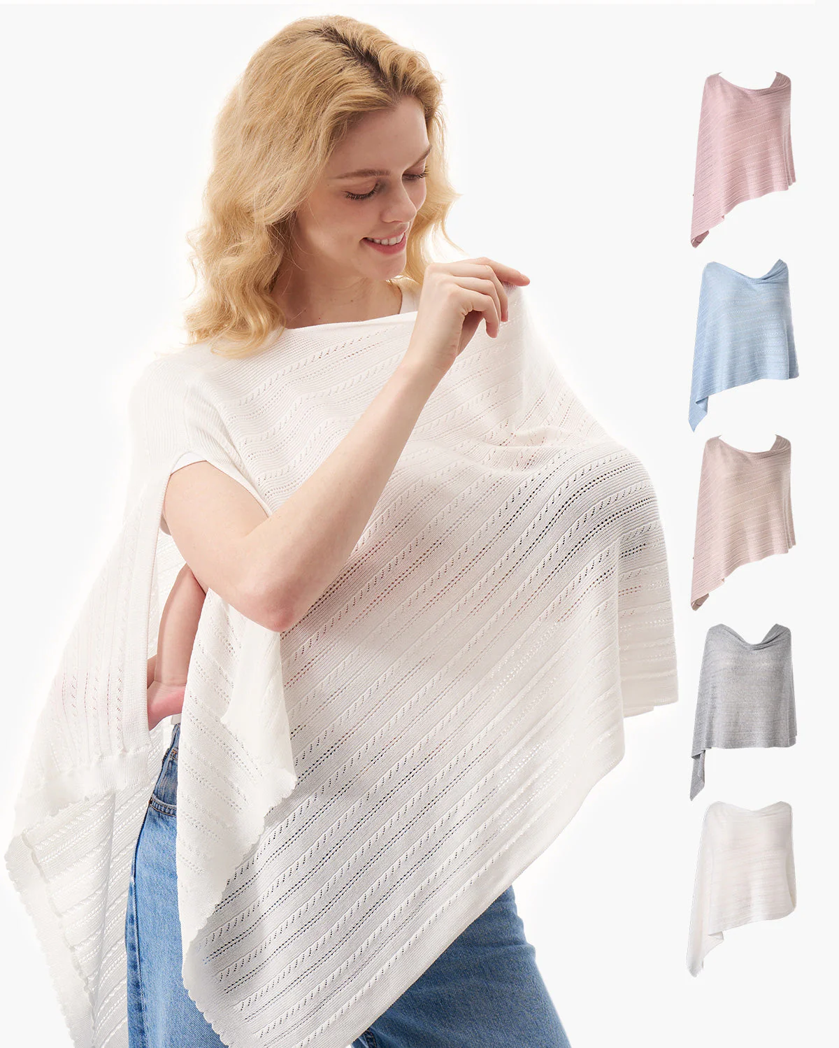 Couverture d’allaitement ultra-légère en tissu Tencel™ Lyocell - Image 3