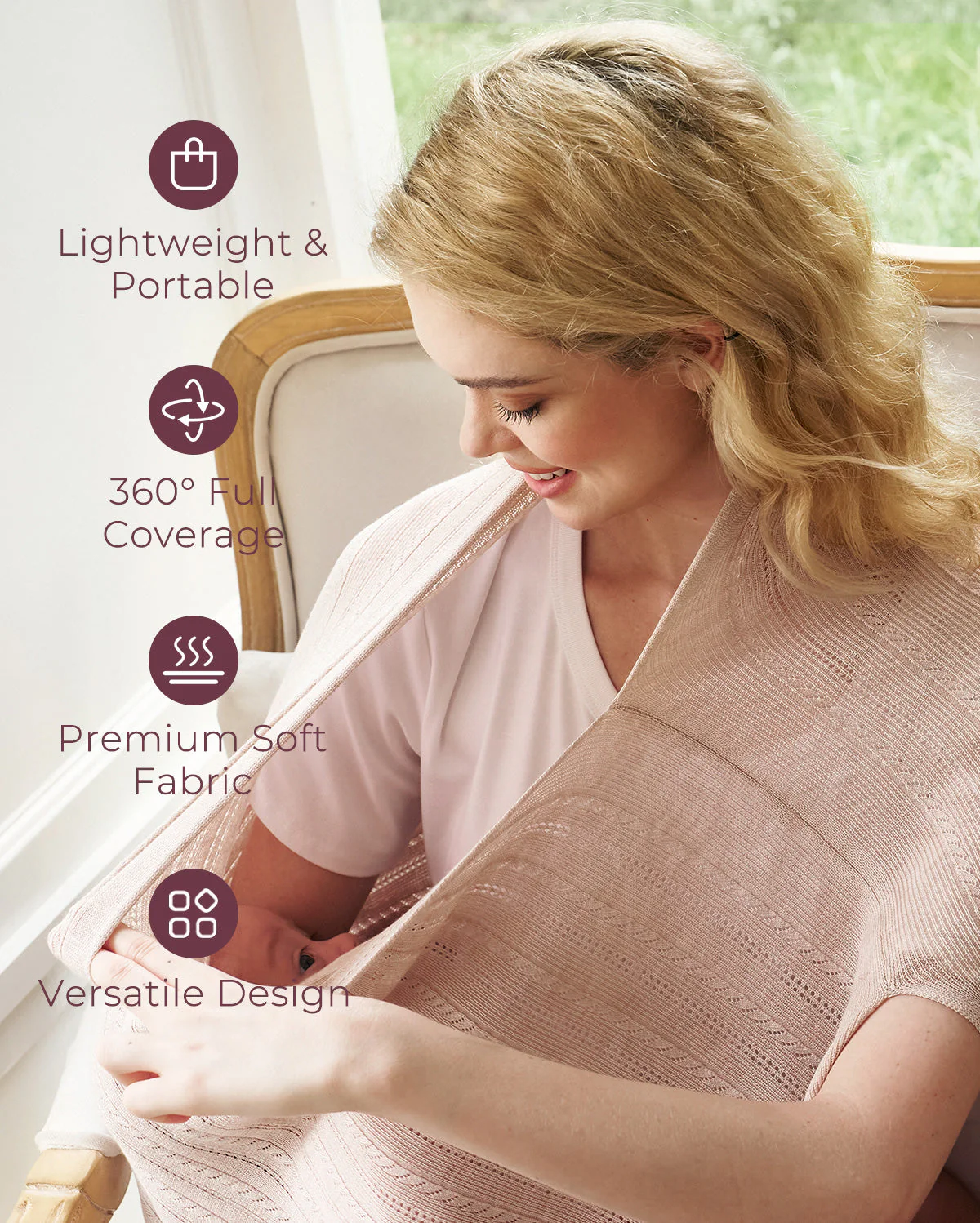 Couverture d’allaitement ultra-légère en tissu Tencel™ Lyocell - Image 33