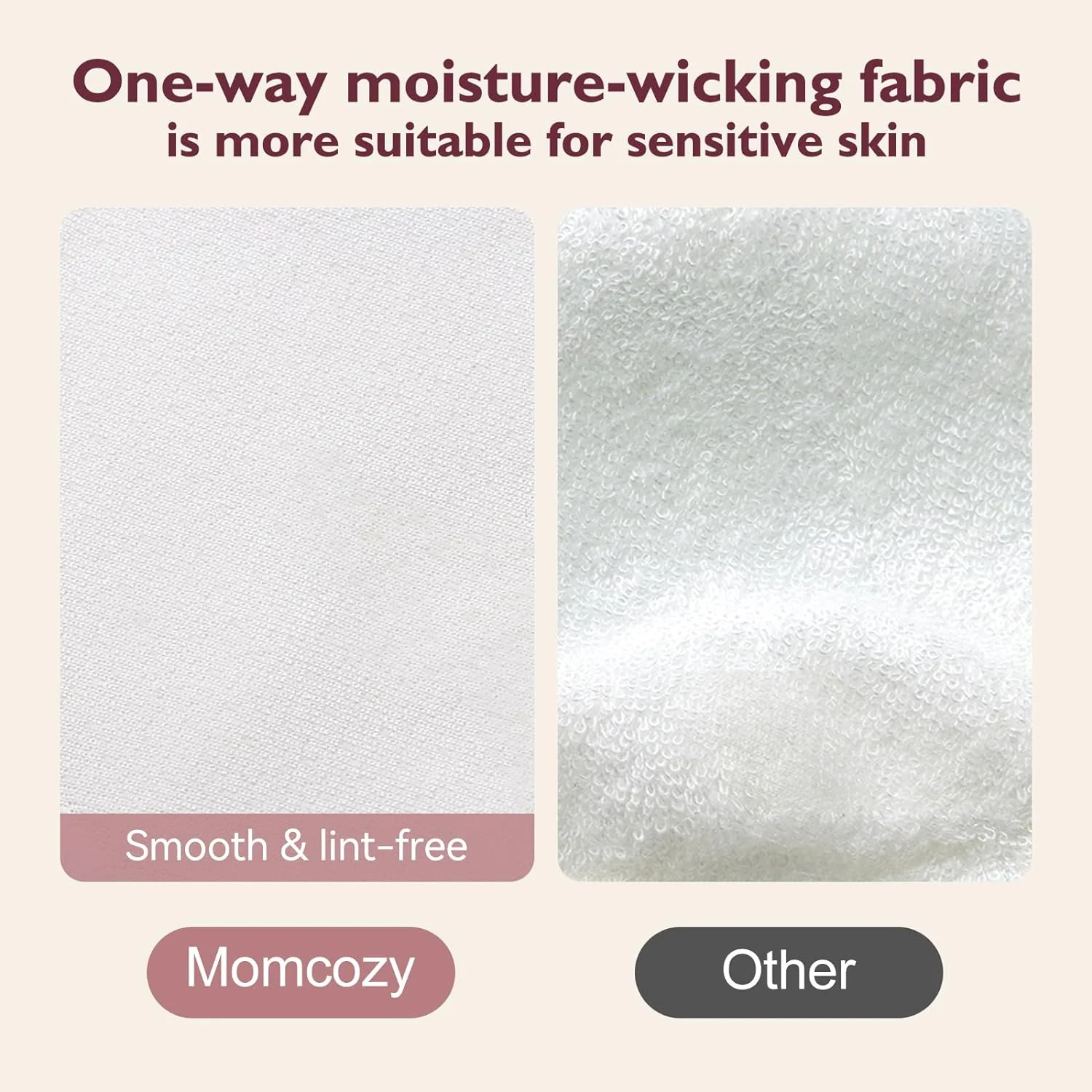 Coussinets d'allaitement réutilisables ultra-minces momcozy - Image 3