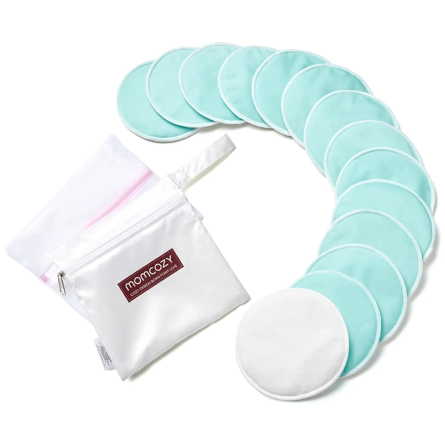 Coussinets d'allaitement réutilisables ultra-minces momcozy - Image 9