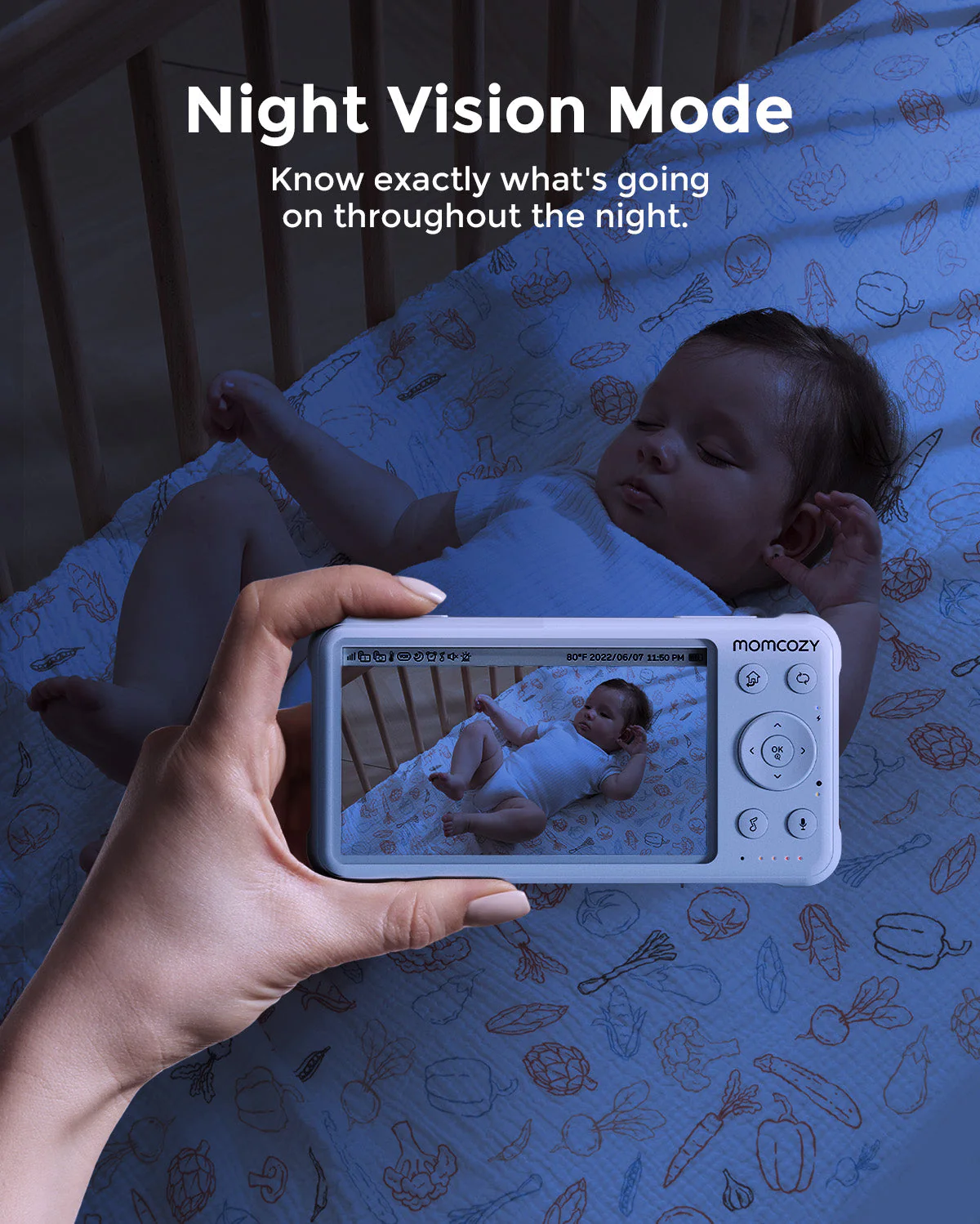 Babyphone vidéo 1080P haute performance BM01 - Image 6