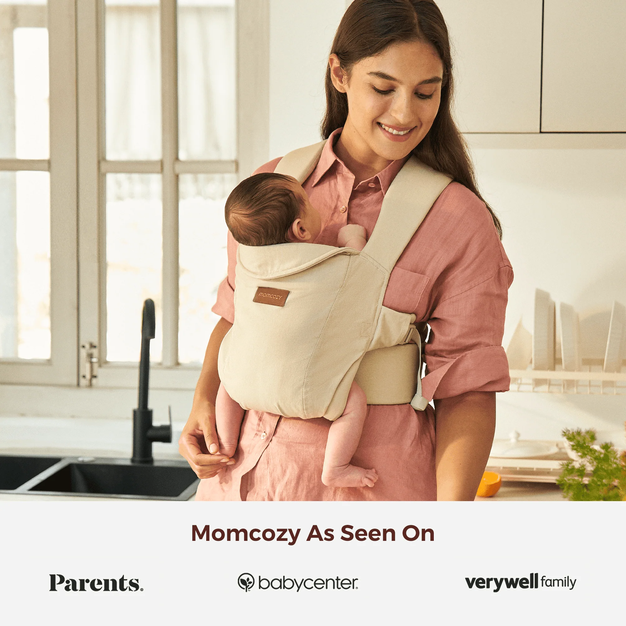 Porte-bébé nouveau-né Momcozy WeeSnug (0–3 mois) - Image 16