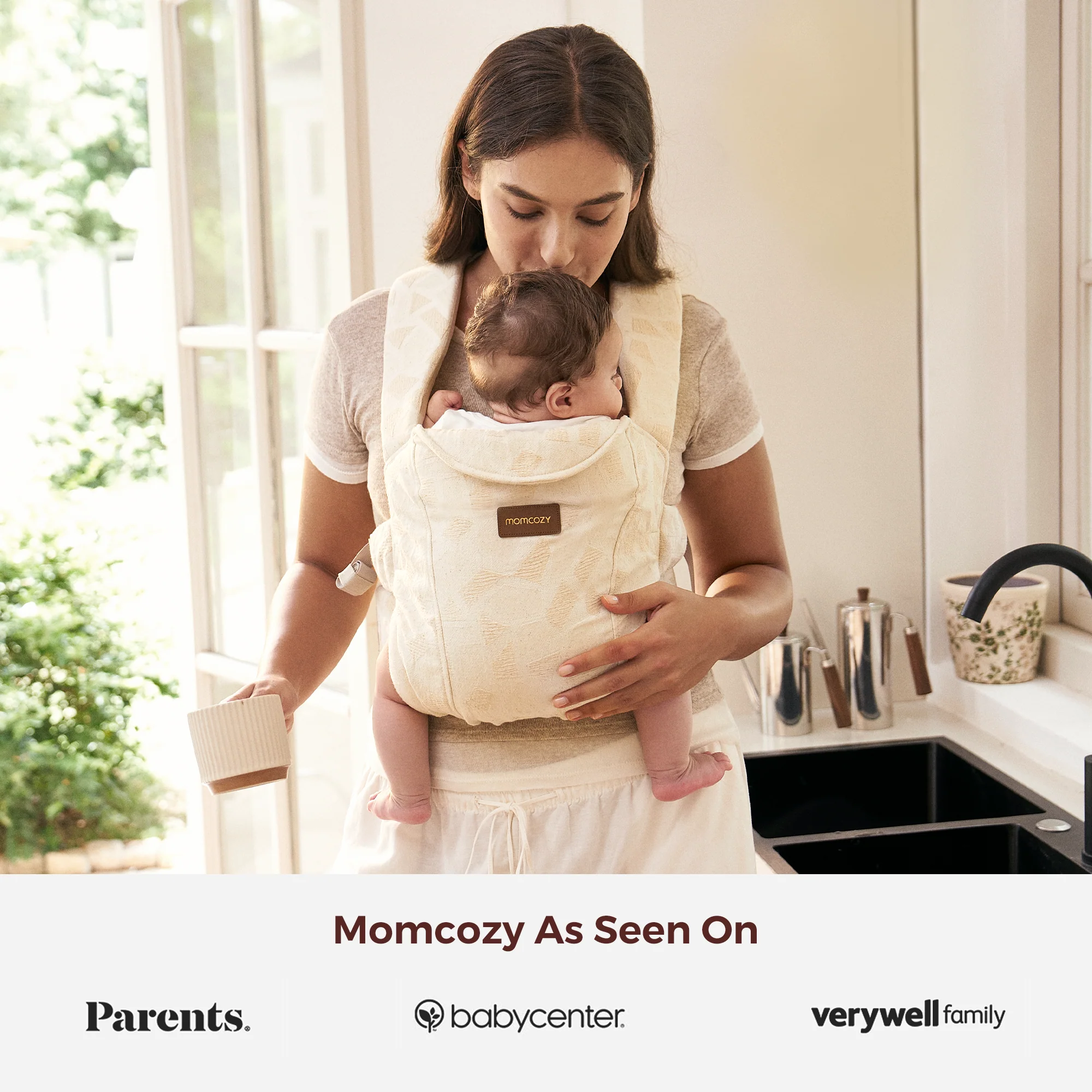 Porte-bébé nouveau-né Momcozy WeeSnug (0–3 mois) - Image 21
