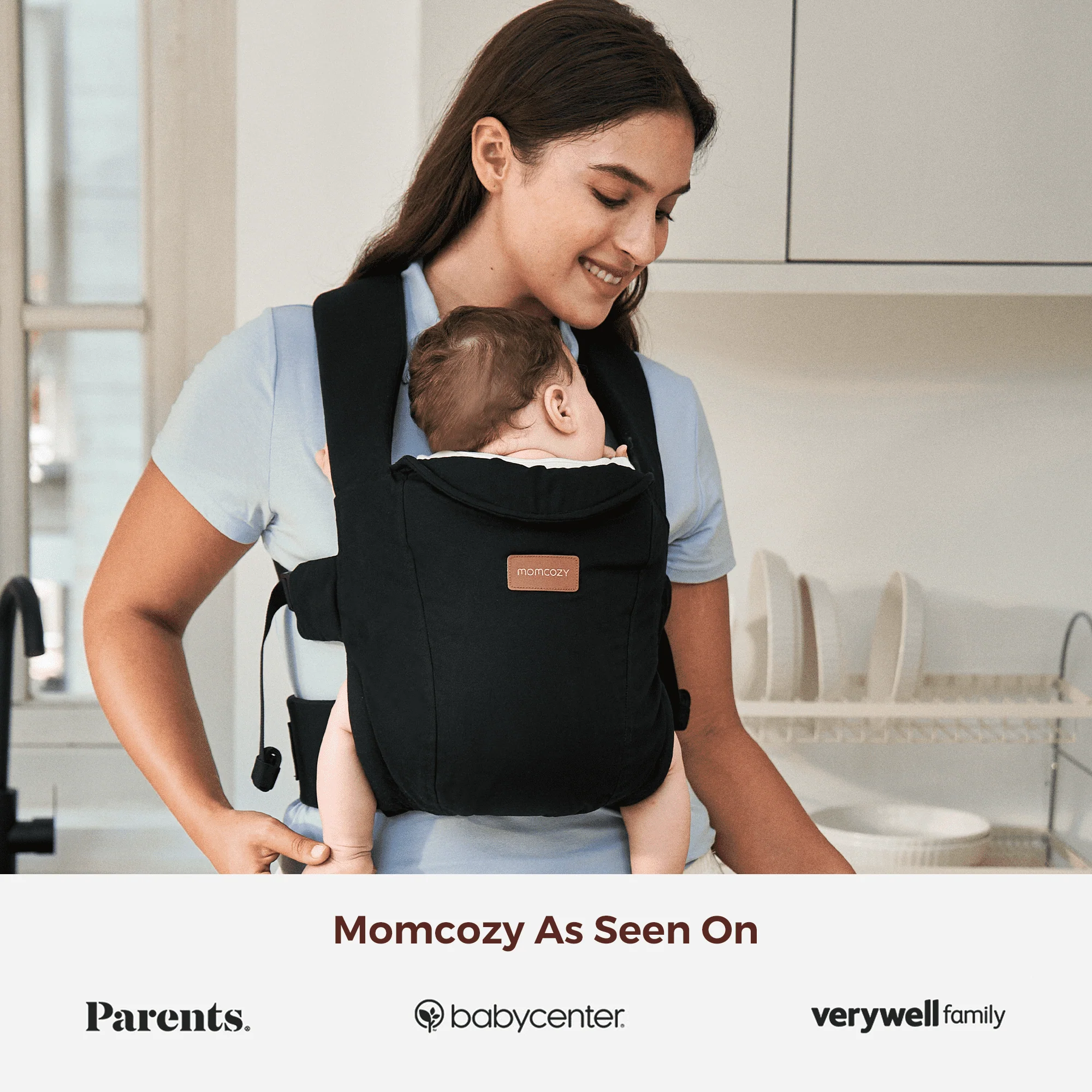 Porte-bébé nouveau-né Momcozy WeeSnug (0–3 mois) - Image 8