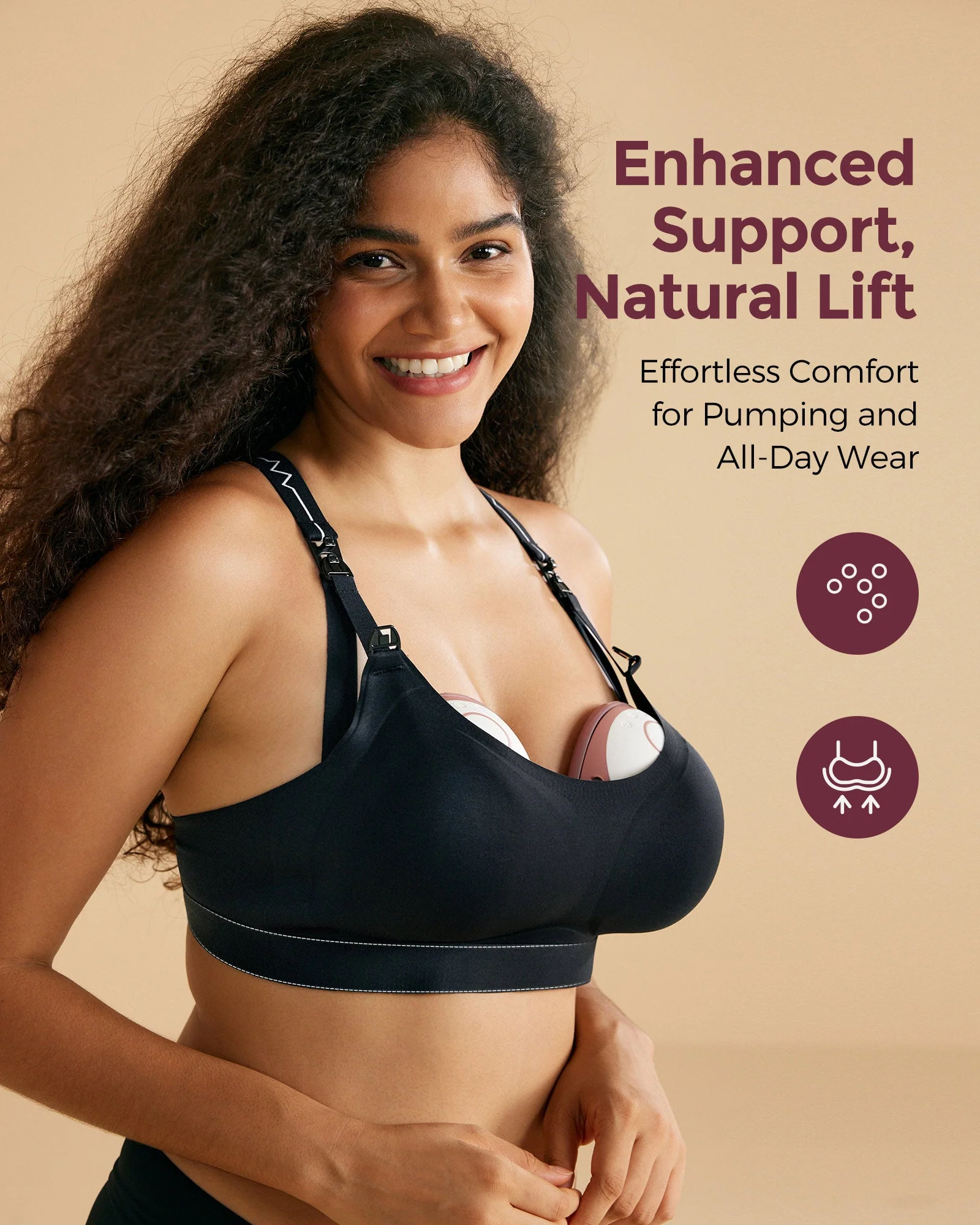 Multi-fonction : Soutien-gorge tire-lait portable - Image 5
