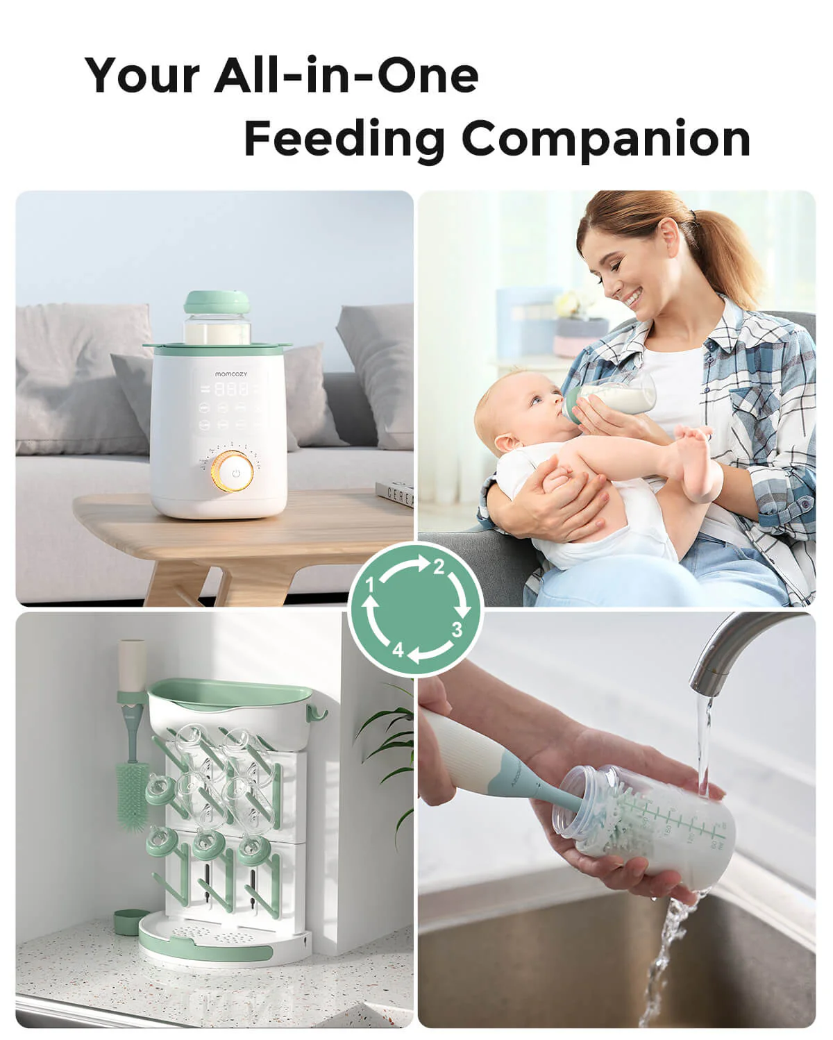 Biberons naturels compatibles avec le refroidisseur Momcozy, lot de 4 - Image 5