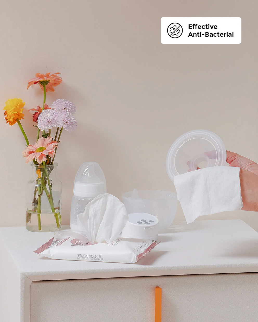 Lingettes naturelles pour tire-lait - sûres et pratiques - Image 3