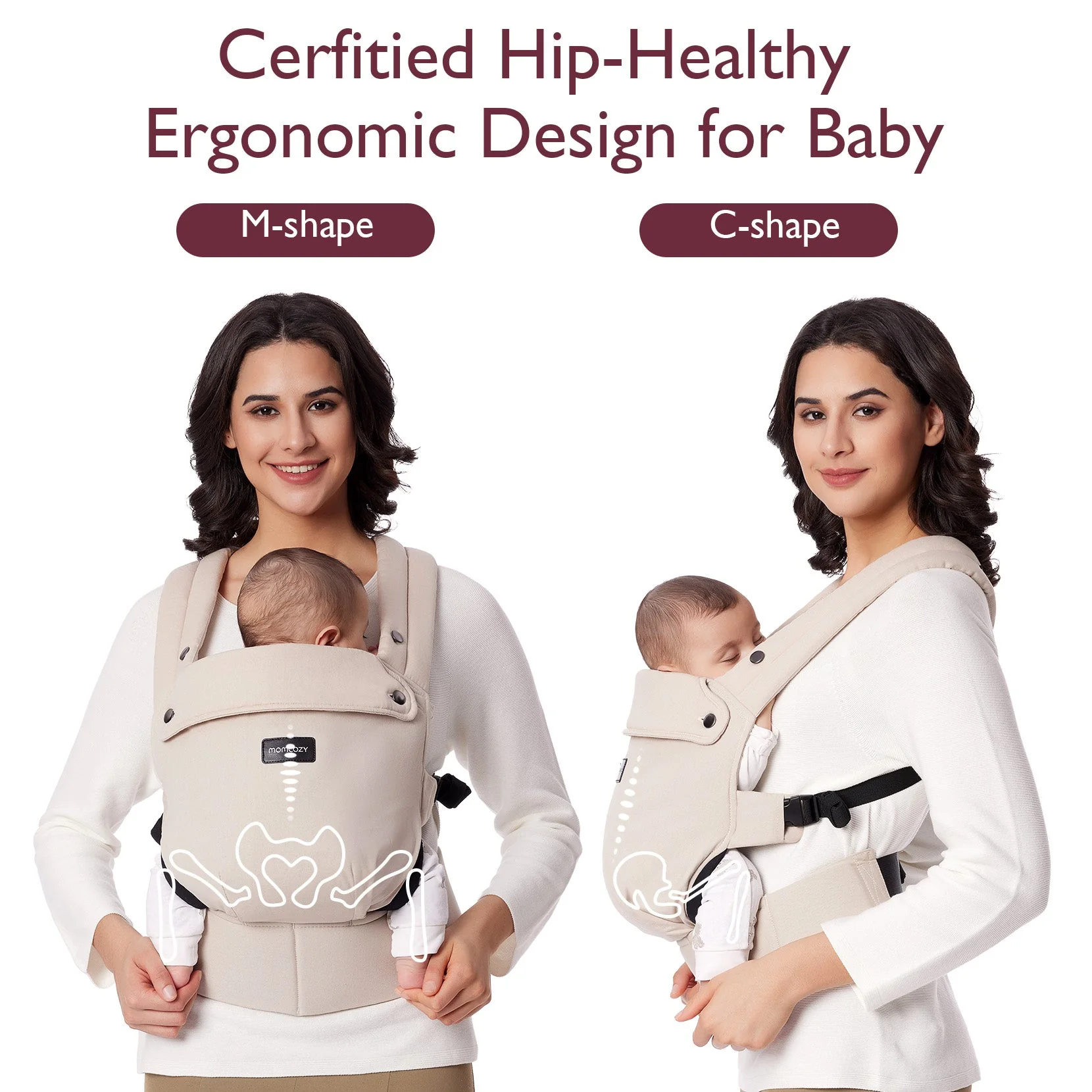 Porte-bébé Momcozy PureHug - Ergonomique, confortable & léger - Image 29