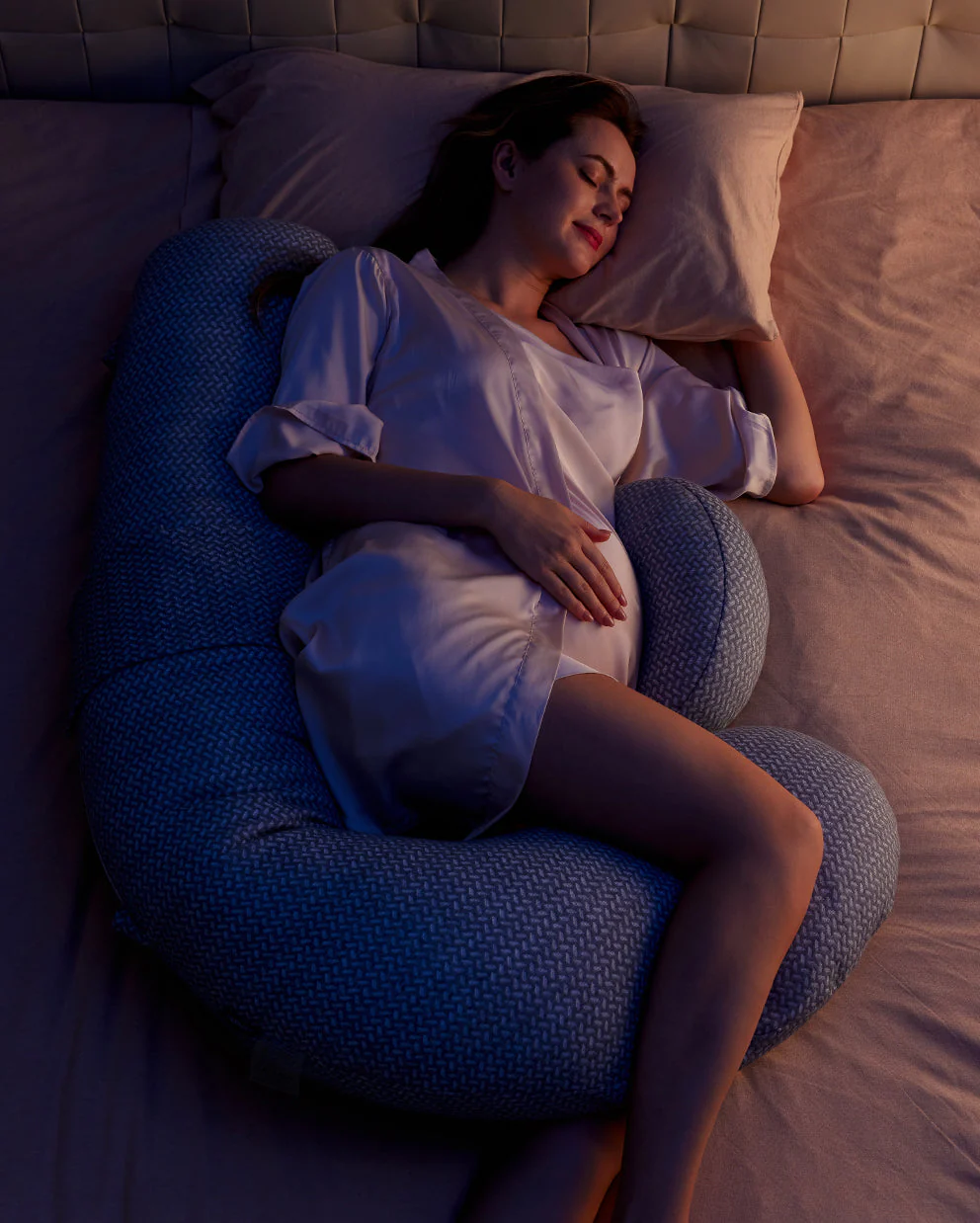 Original F Shaped Pregnancy Pillows with Adjustable Wedge Pillow (Oreiller de grossesse en forme de F réglable) - Image 14