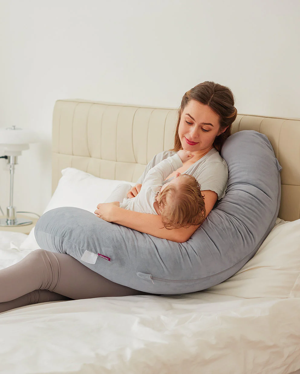 Original F Shaped Pregnancy Pillows with Adjustable Wedge Pillow (Oreiller de grossesse en forme de F réglable) - Image 7
