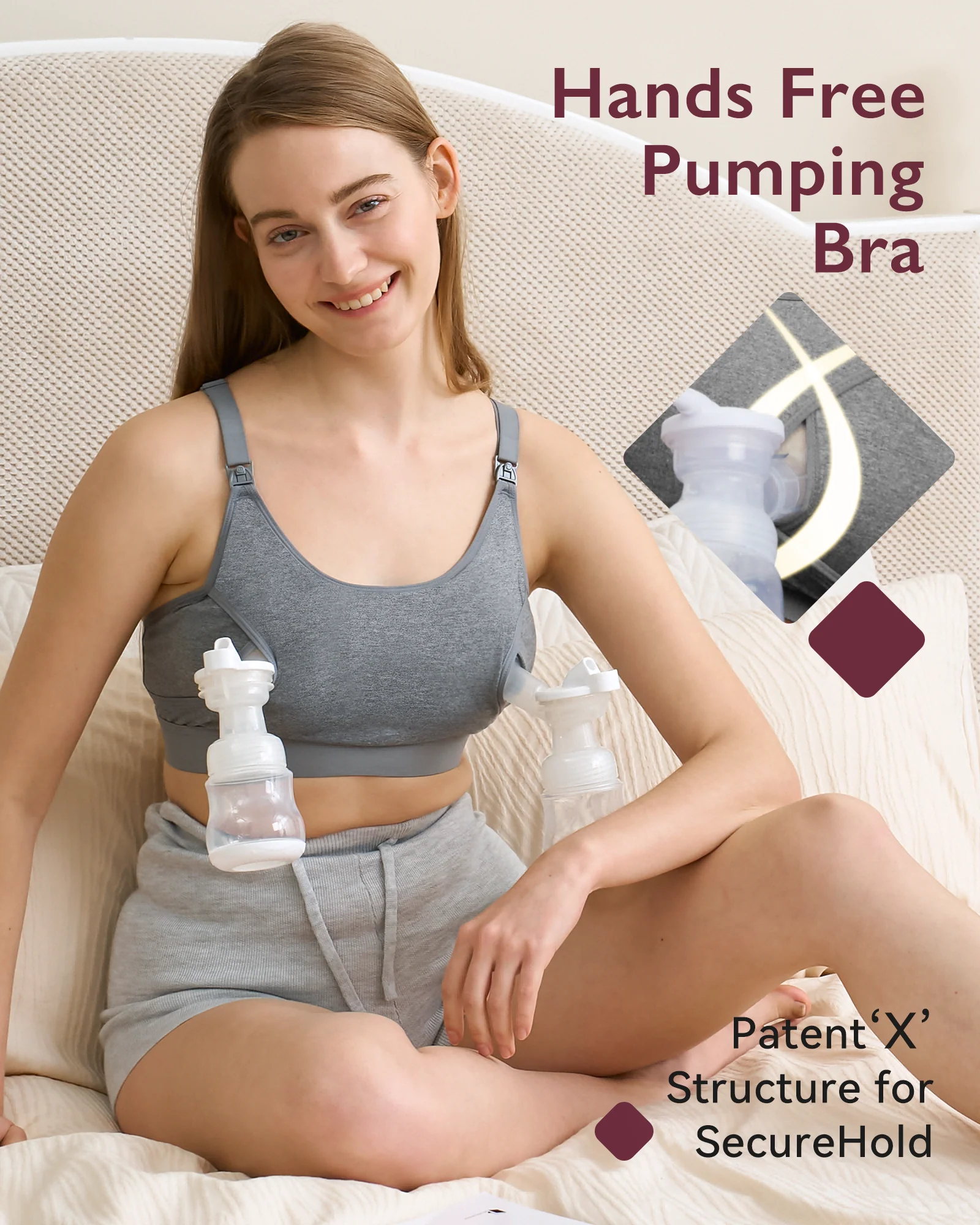 Soutien-gorge de pompage mains libres Original - Nouvelle couleur - Image 14
