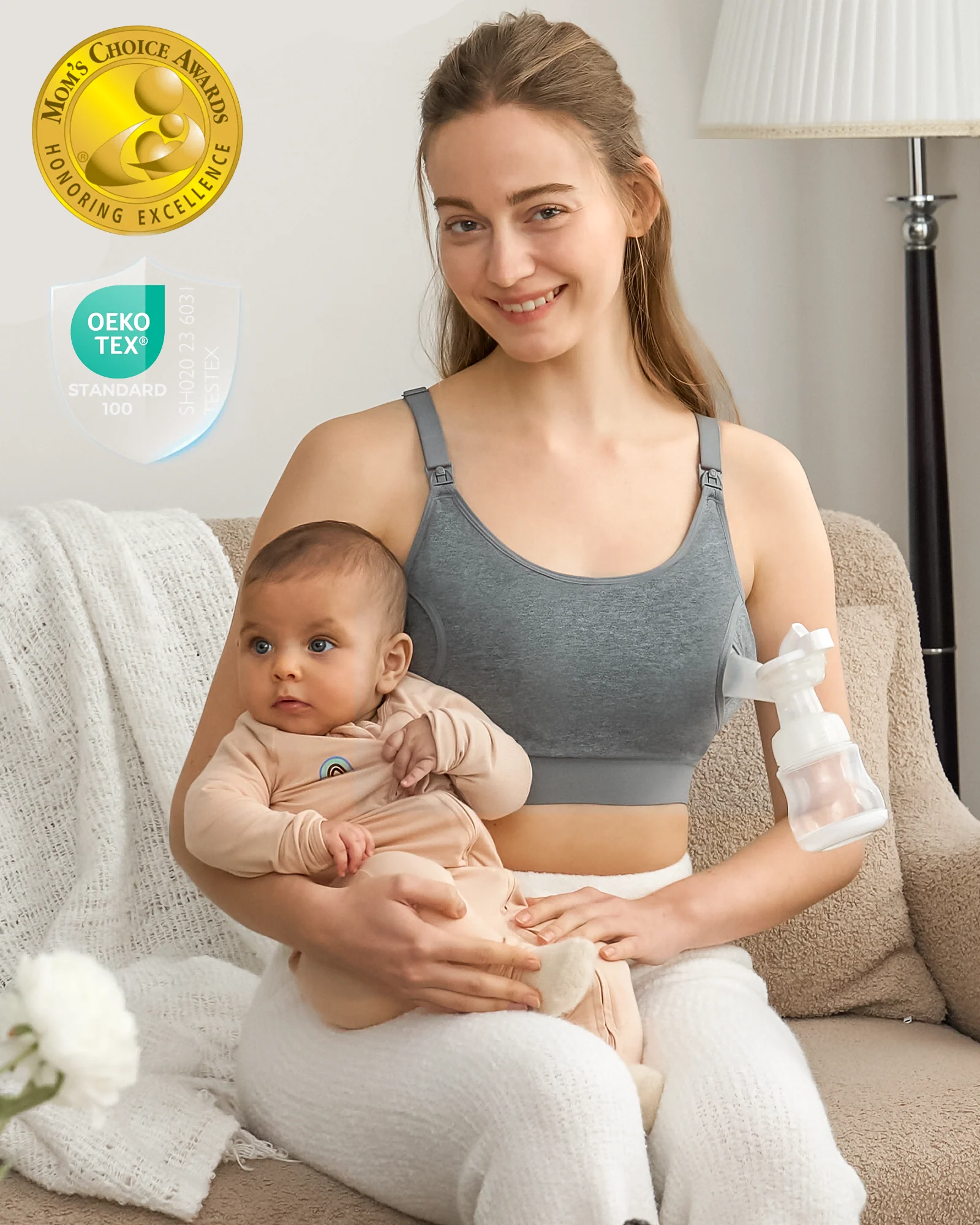 L'original : Notre soutien-gorge de base pour l'allaitement - YN08 - Image 12