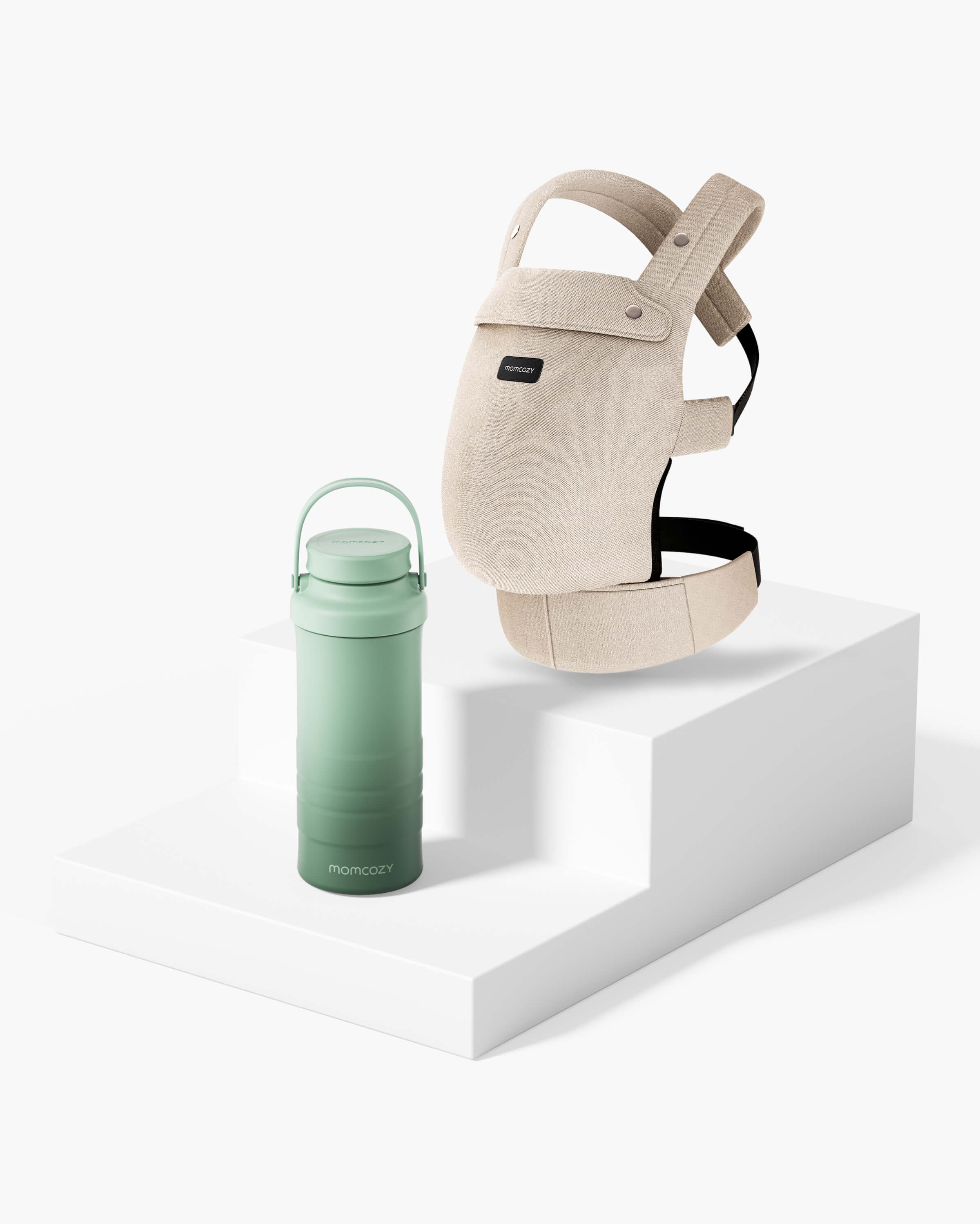 Lot d’essentiels pour les sorties : porte-bébé et glacière portable pour lait maternel - Image 2