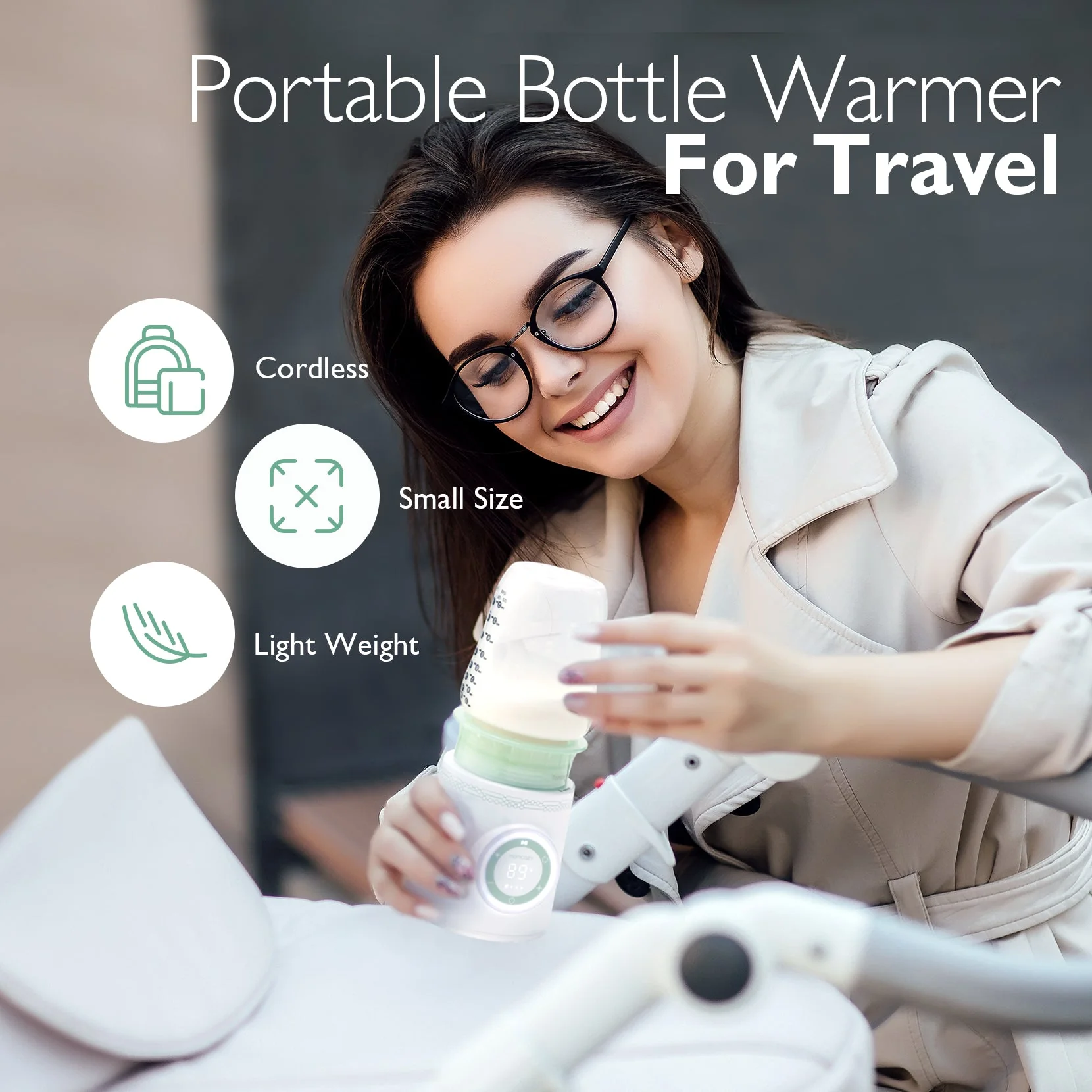 Chauffe-biberon portable sans fil pour le voyage - Image 6