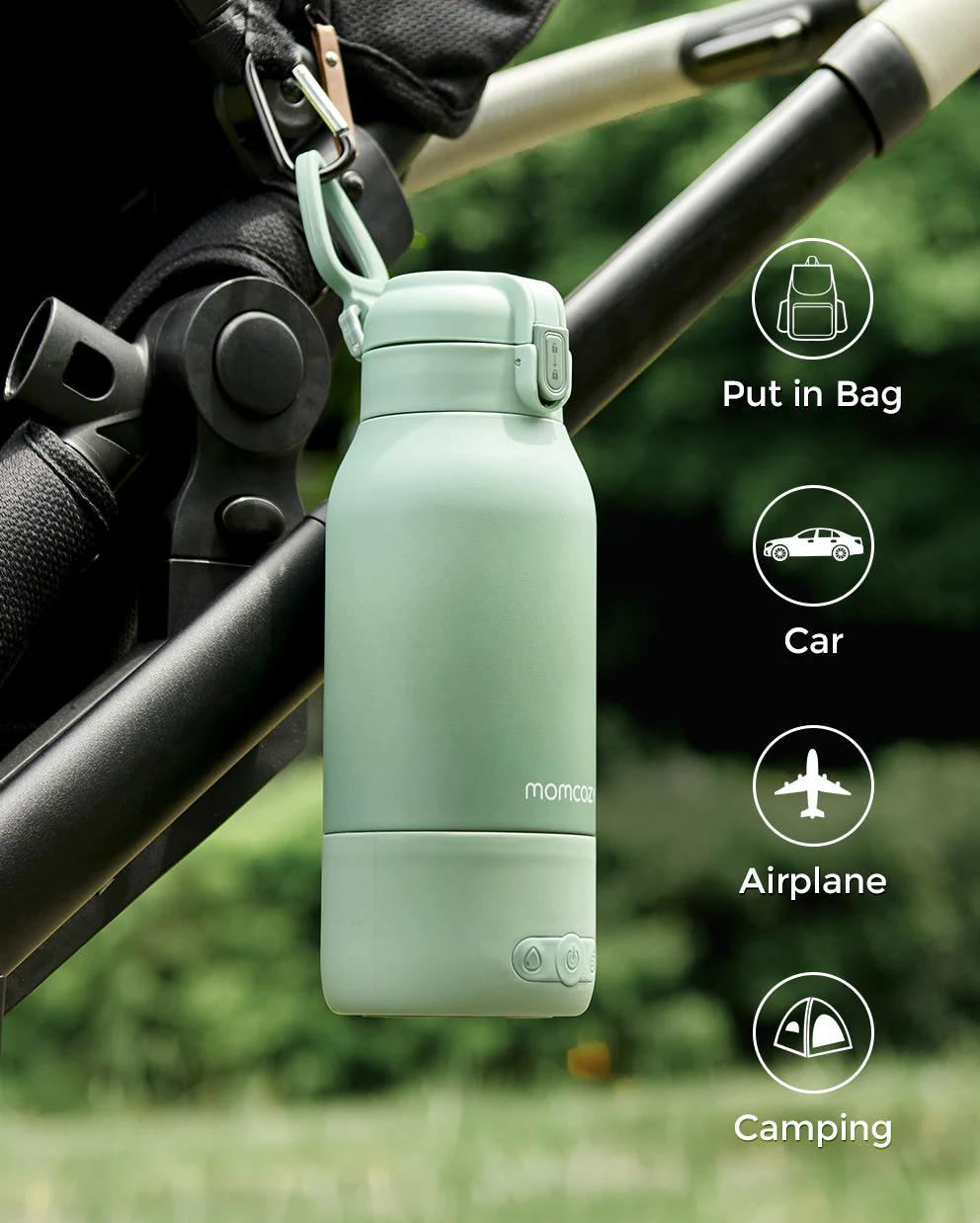 Chauffe-Biberon Nomade Momcozy 500ml - Idéal Voyage - Image 4