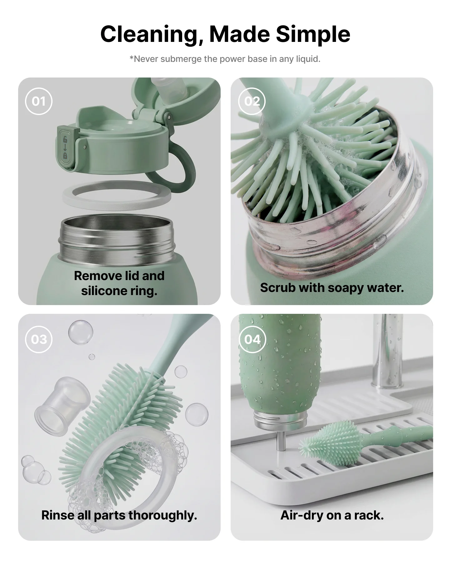 Pack Nomade : Chauffe-biberon Portable + Glacière à lait 650 ml - Image 7