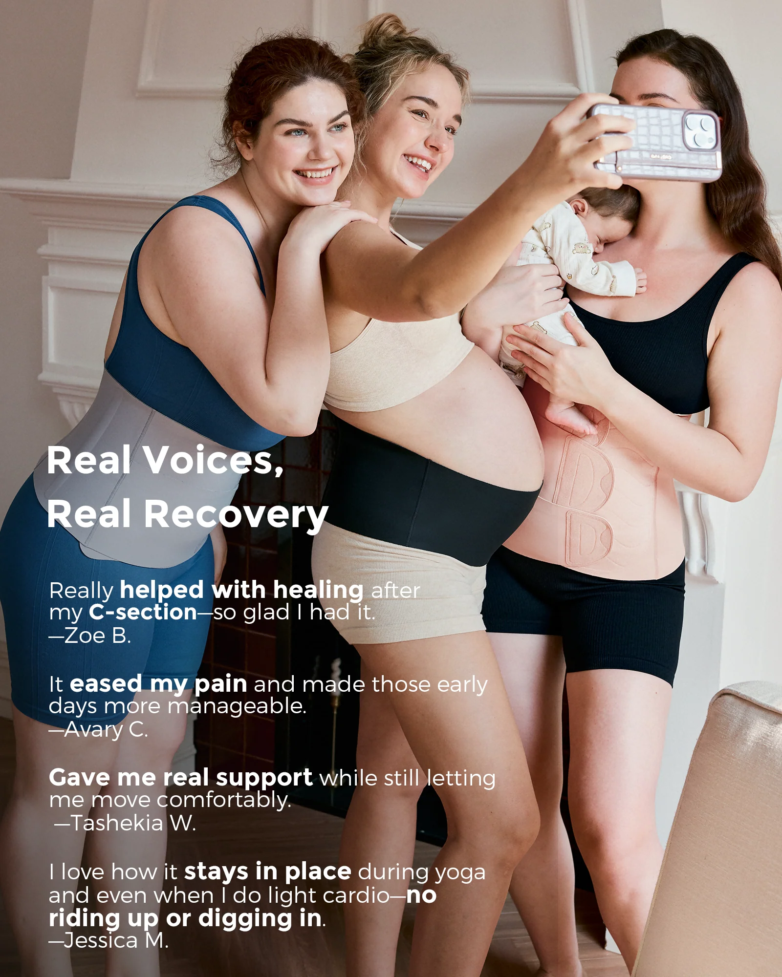 Pack Récupération Post-Partum : Ceinture de maintien Ergonest et ceinture abdominale post-partum Petite - Image 11