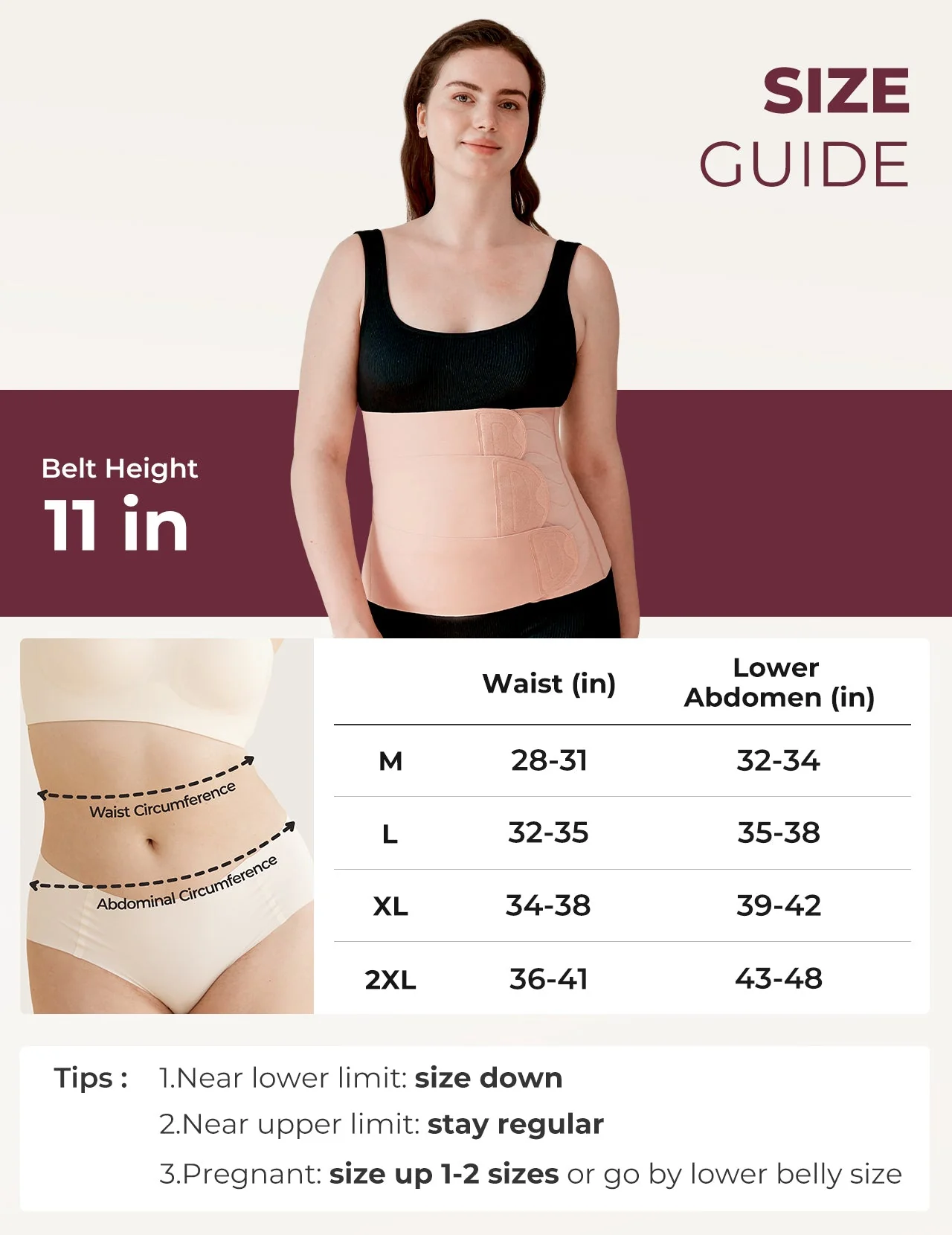 Pack Confort Grossesse : Ceinture de maintien Ergonest et soutien-gorge d’allaitement ultra doux sans coutures YN21 - Image 13