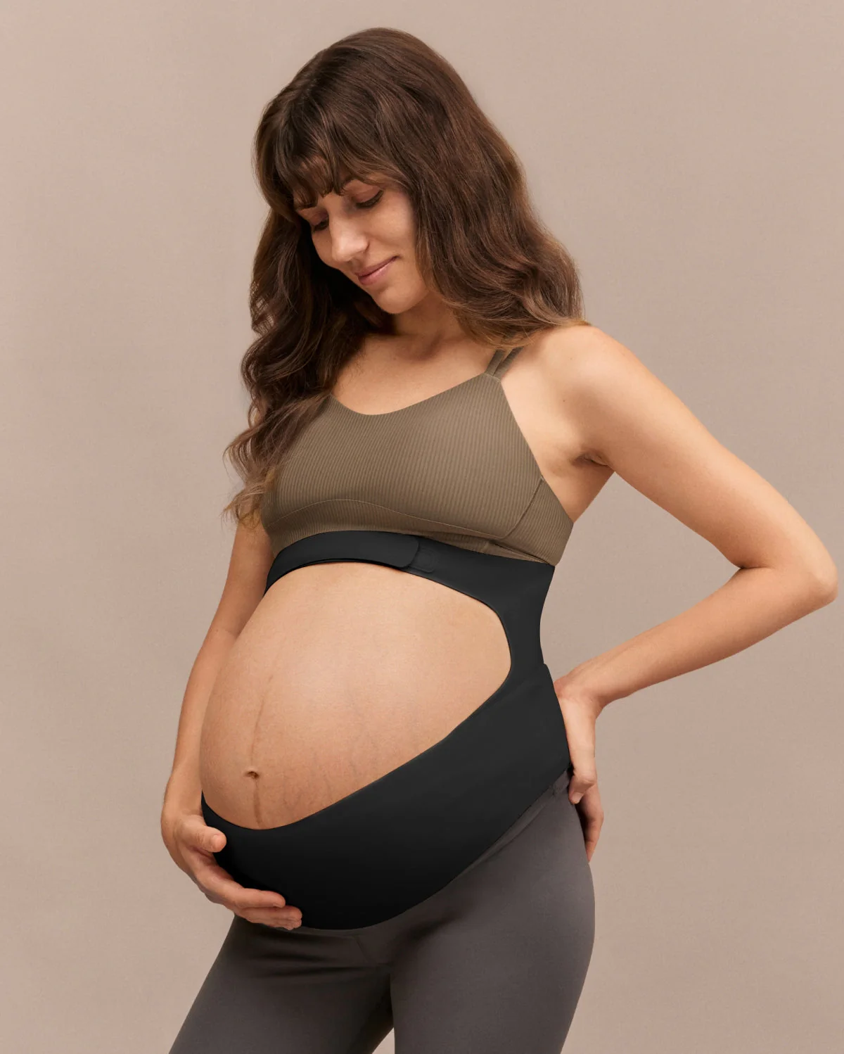 Pack Confort Grossesse : Ceinture de maintien Ergonest et soutien-gorge d’allaitement ultra doux sans coutures YN21 - Image 14