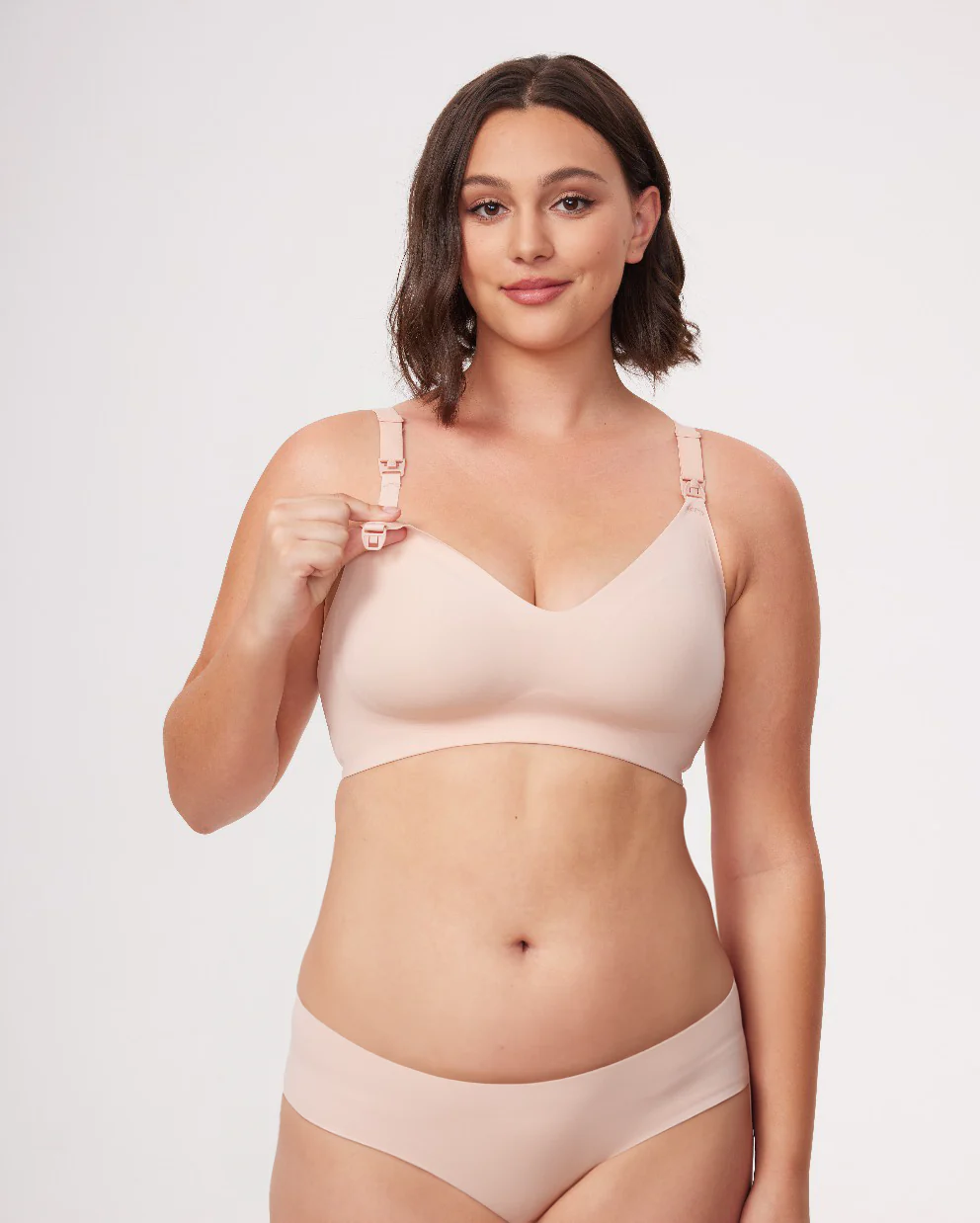 Pack Confort Grossesse : Ceinture de maintien Ergonest et soutien-gorge d’allaitement ultra doux sans coutures YN21 - Image 8