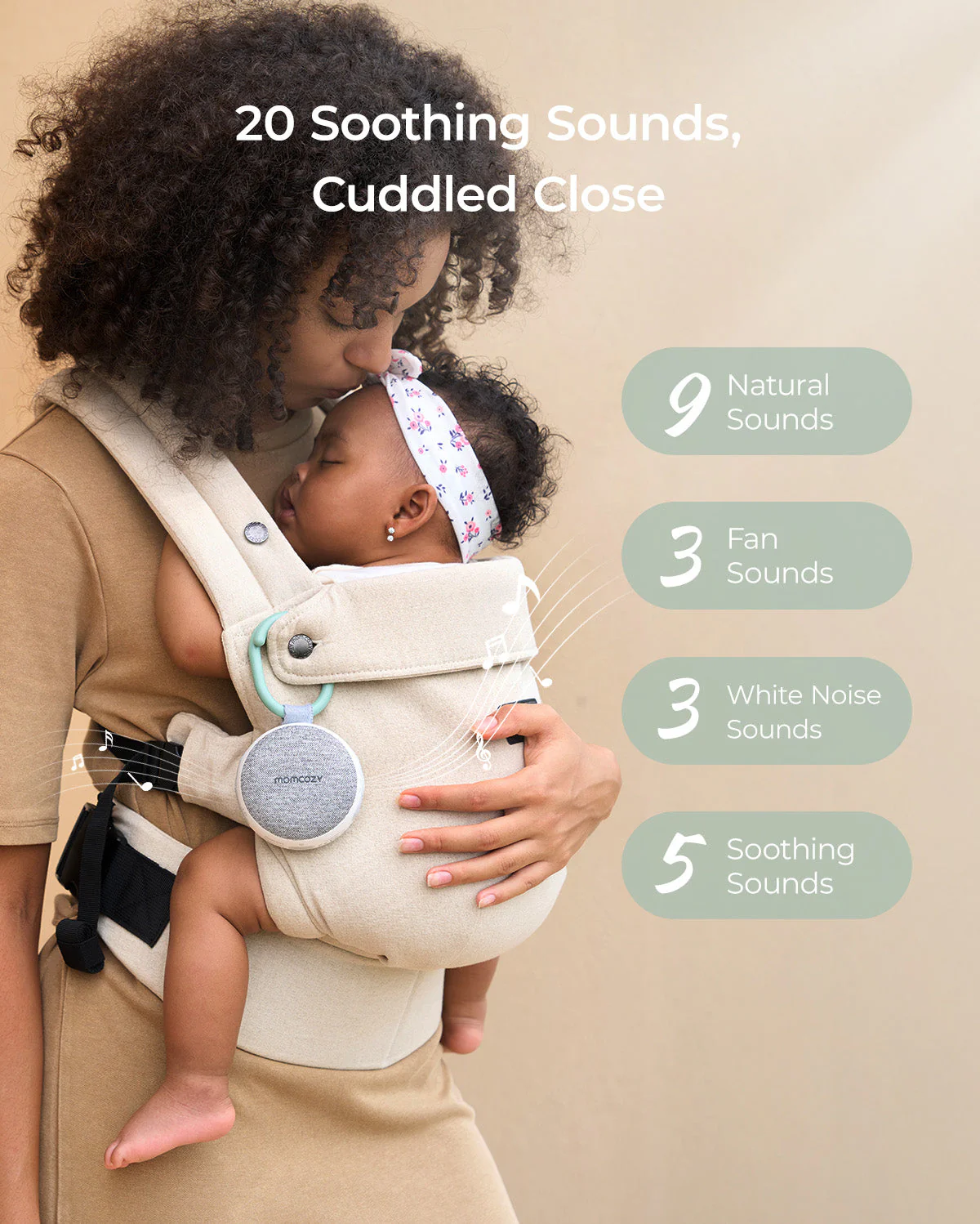 Ensemble pour le sommeil : Machine à sons portable et babyphone bimode BM04 - Image 8